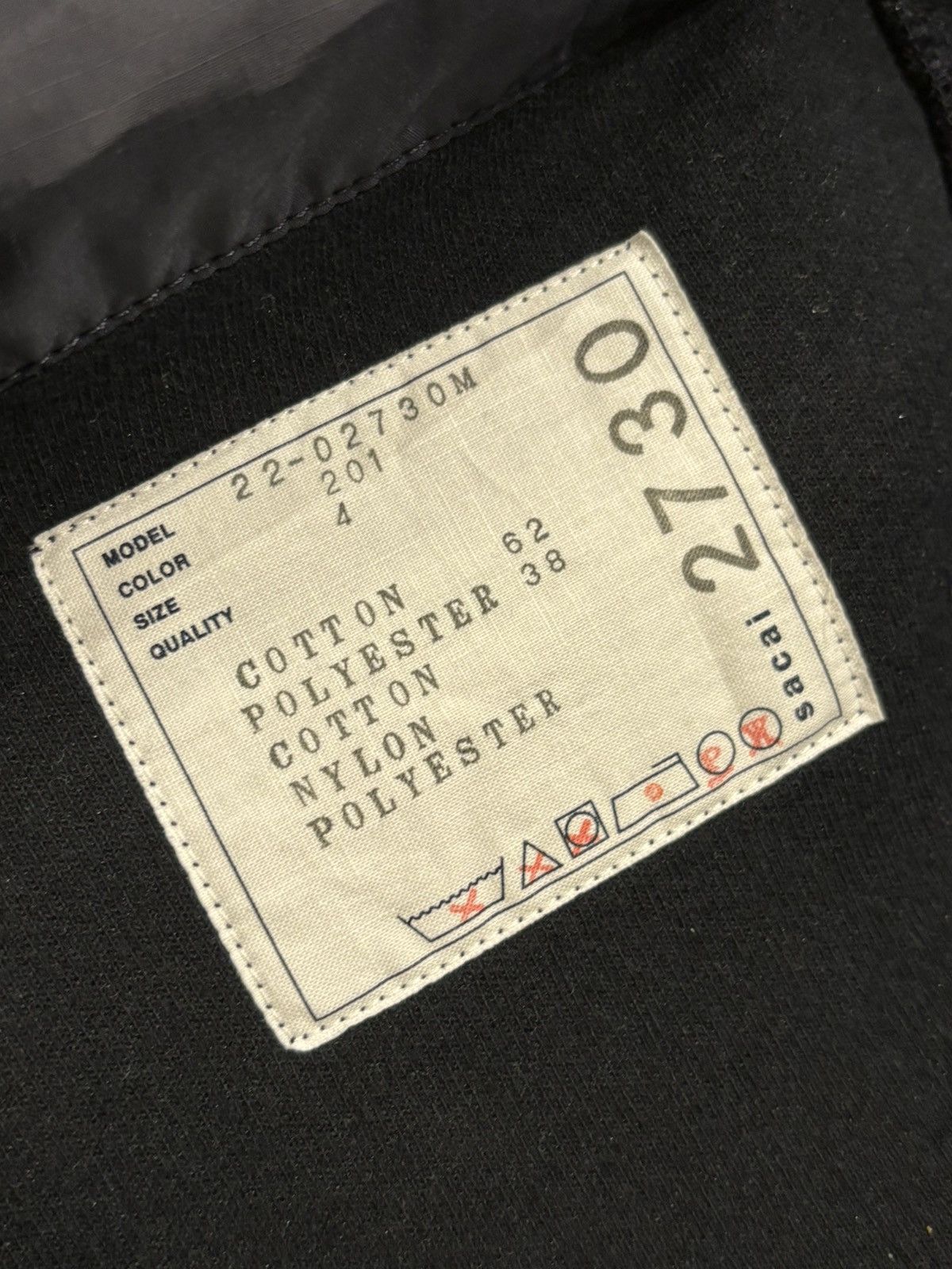 Sacai Sacai SS22 Sponge Sweat Hoodie Pullover Size US XL / EU 56 / 4 - 5 Thumbnail
