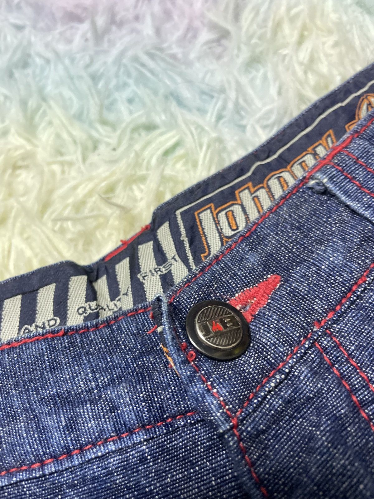 Vintage × Wu-Tang Clan 💥Hearing offer💥Vintage Y2k Jonny blaze denim jorts pants Size US 36 / EU 52 - 14 Thumbnail
