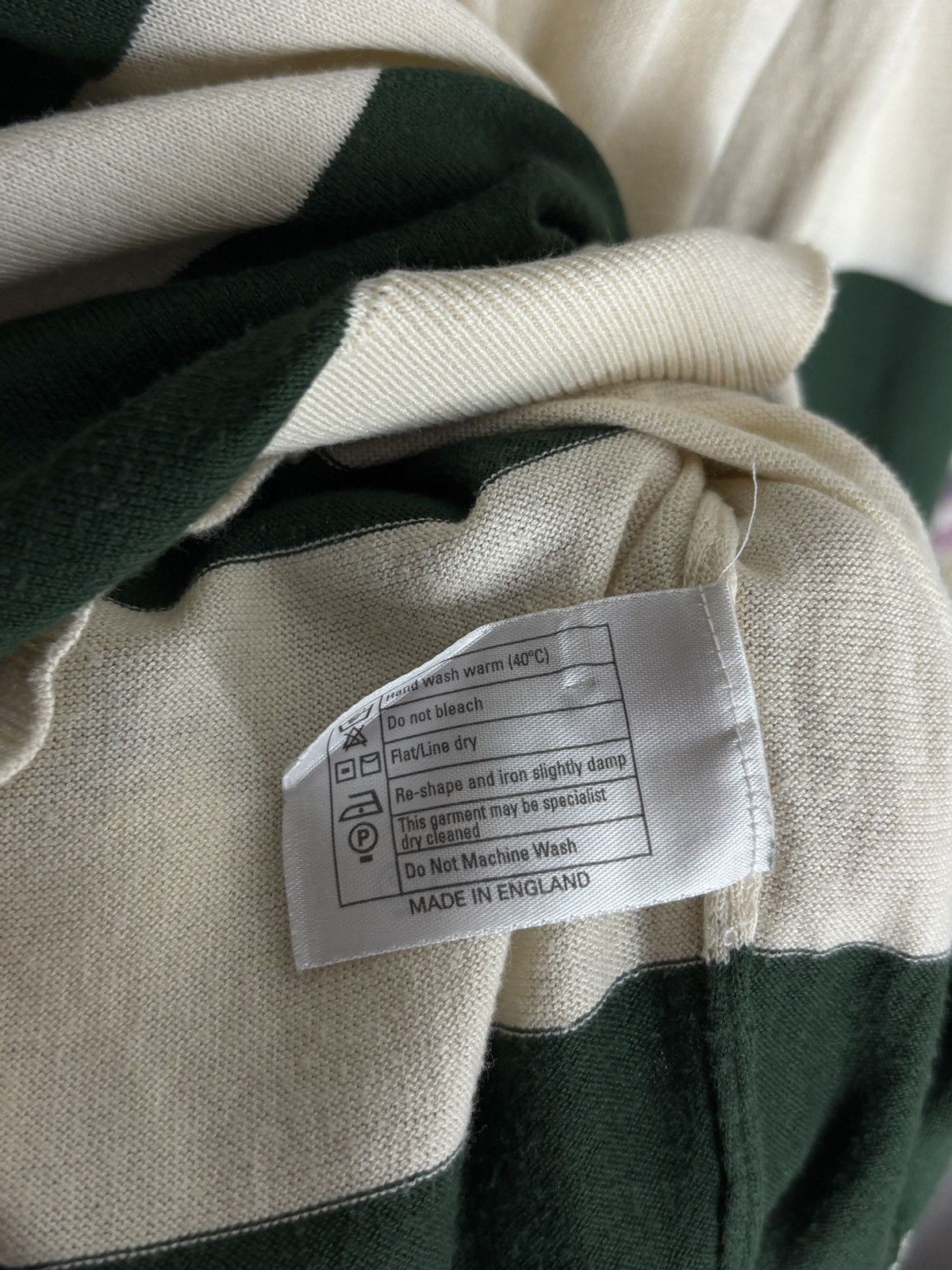 Burberry Vintage Striped Rugby Thin Sweater Old Money