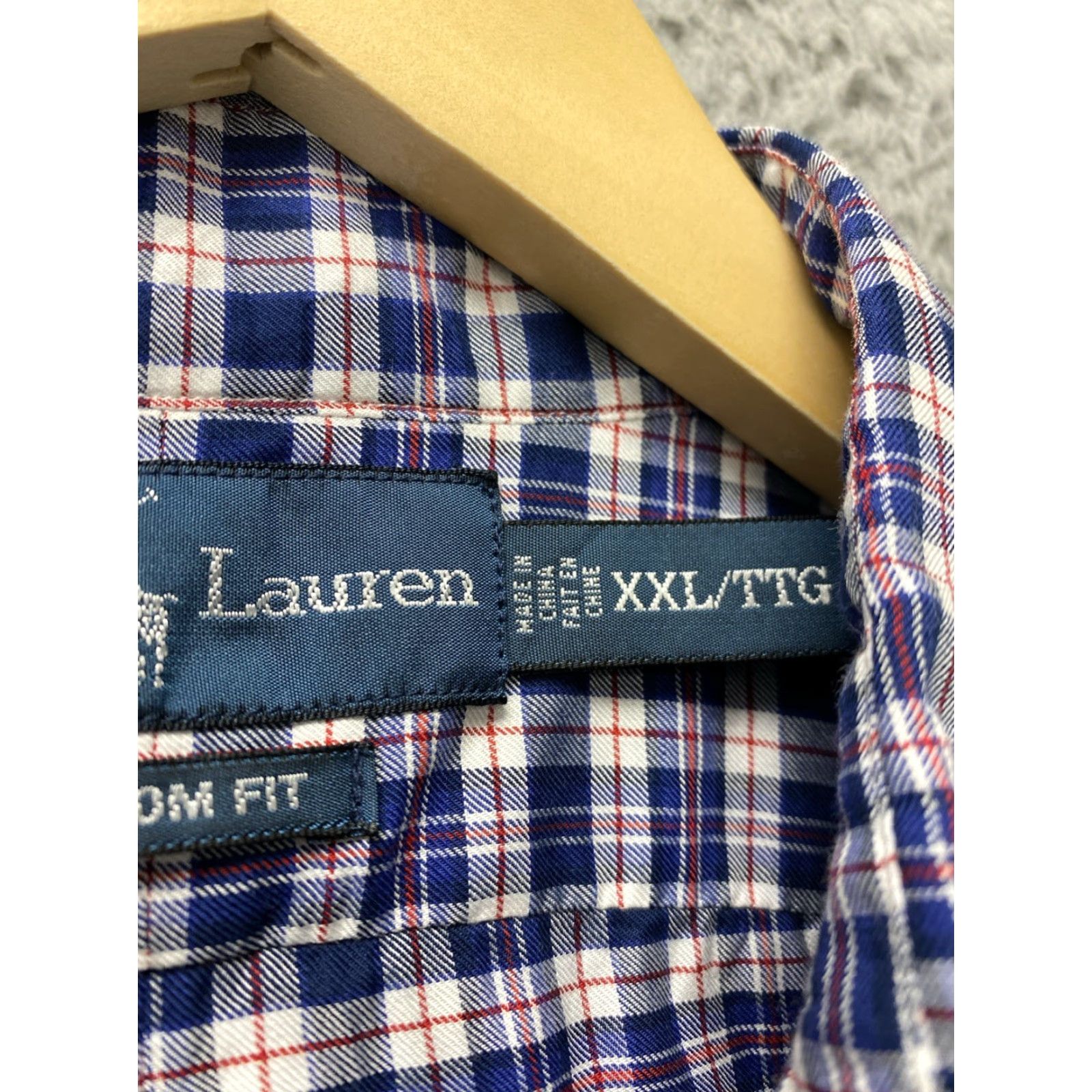 Polo Ralph Lauren VINTAGE Polo Ralph Lauren Men’s Custom Fit Long Sleeve Button-Down Shirt XXL Plaid Brown Men Size US XXL / EU 58 / 5 - 5 Thumbnail