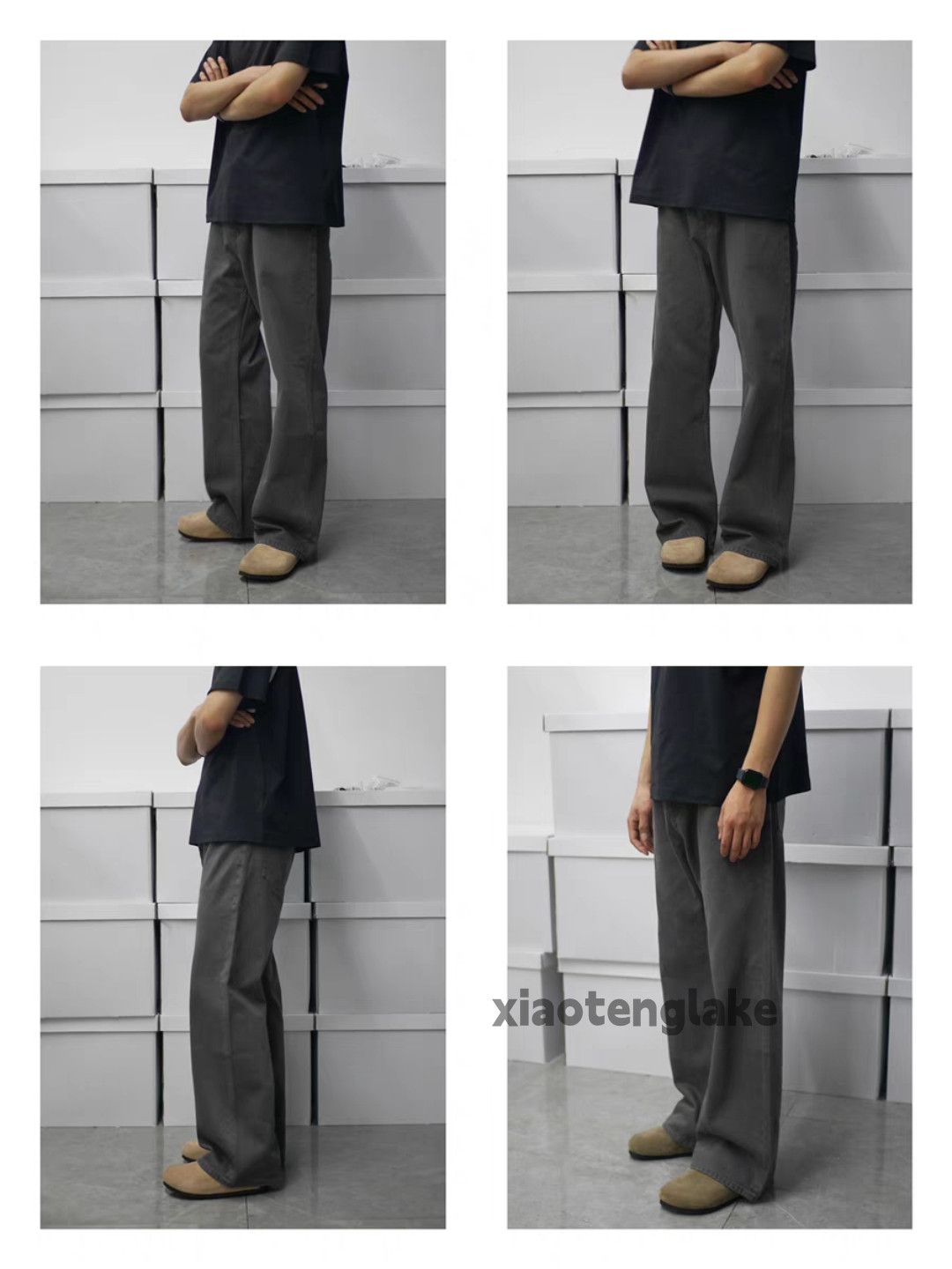 Jean ltx vintage washed faded loose baggy flared yuppie jeans Size US 36 / EU 52 - 7 Thumbnail