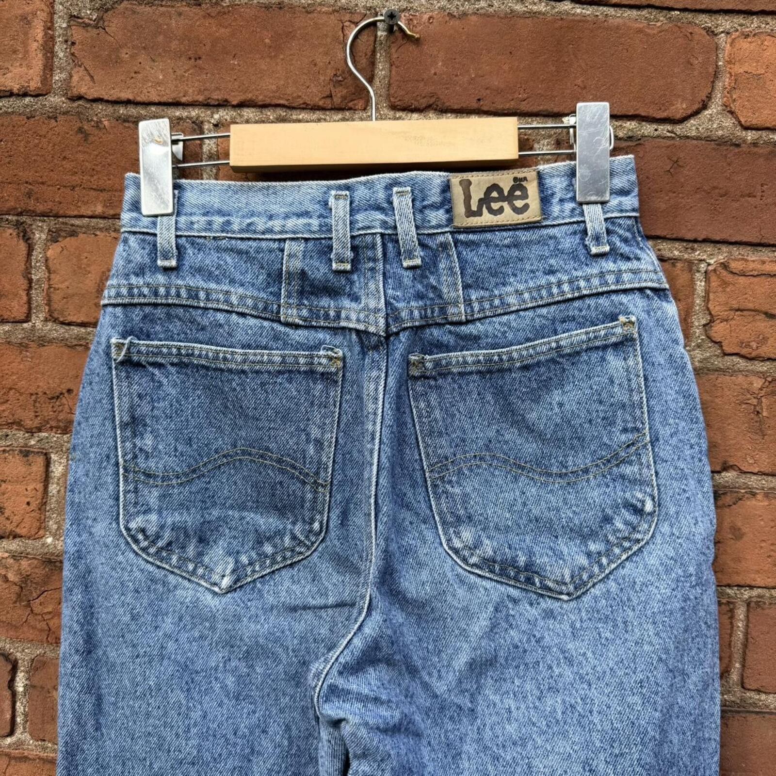 Lee vintage Lee riders light washed jeans 80s/90s 24x29 Size 24" / US 00 / IT 34 - 6 Thumbnail