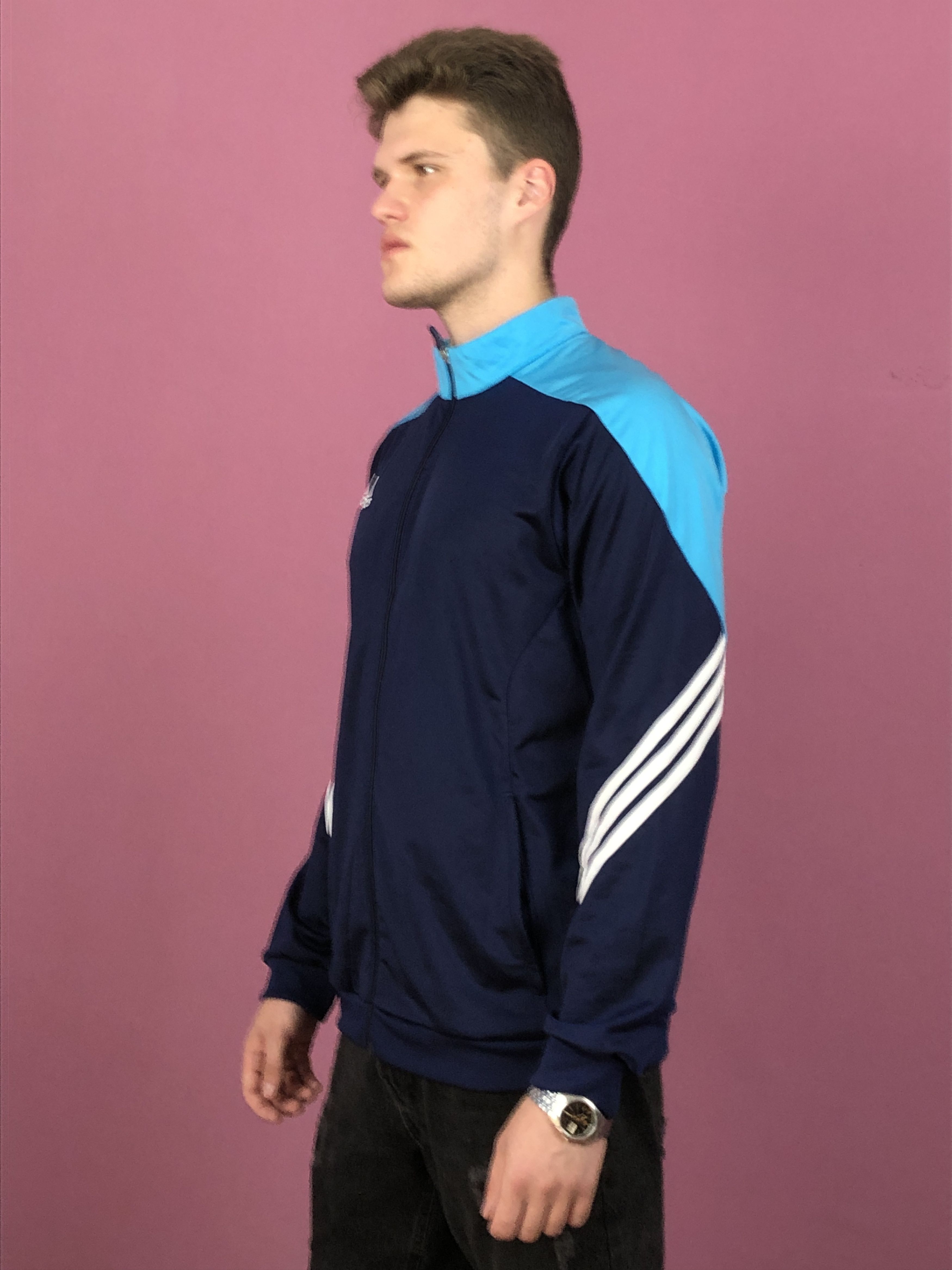Adidas Adidas Vintage Men's Track Jacket - Size L Size US L / EU 52-54 / 3 - 2 Thumbnail