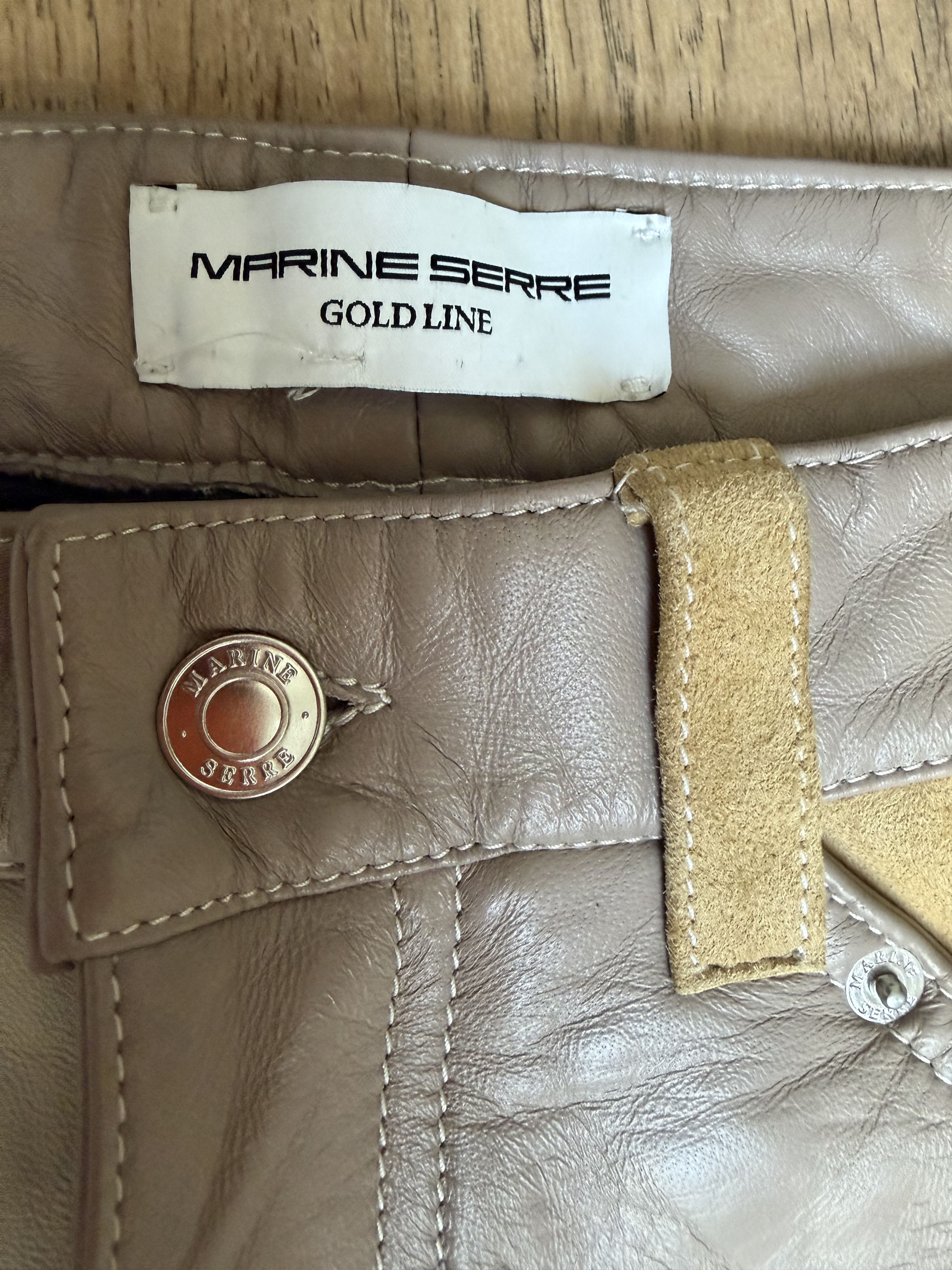 Marine Serre Marine Serre leather pants Size US 31 - 3 Thumbnail