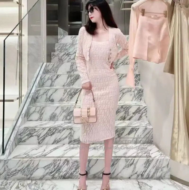 Fendi Fendi Pink Stretch Fabric Women's Dress . Size M / US 6-8 / IT 42-44 - 9 Thumbnail