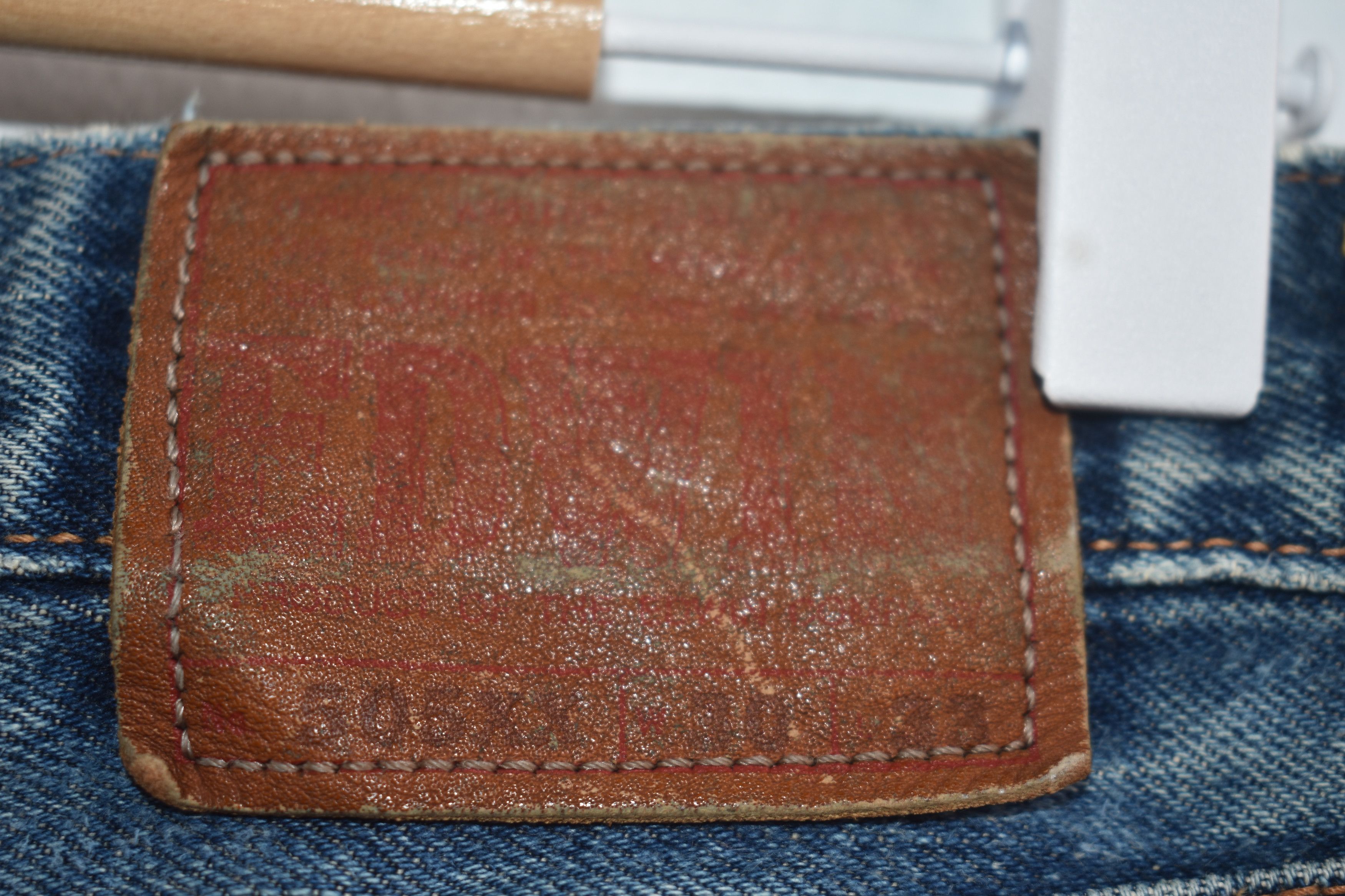 Edwin × Vintage Rare Faded 🔥 Edwin 505XX Selvedge W29 Size US 29 - 5 Thumbnail