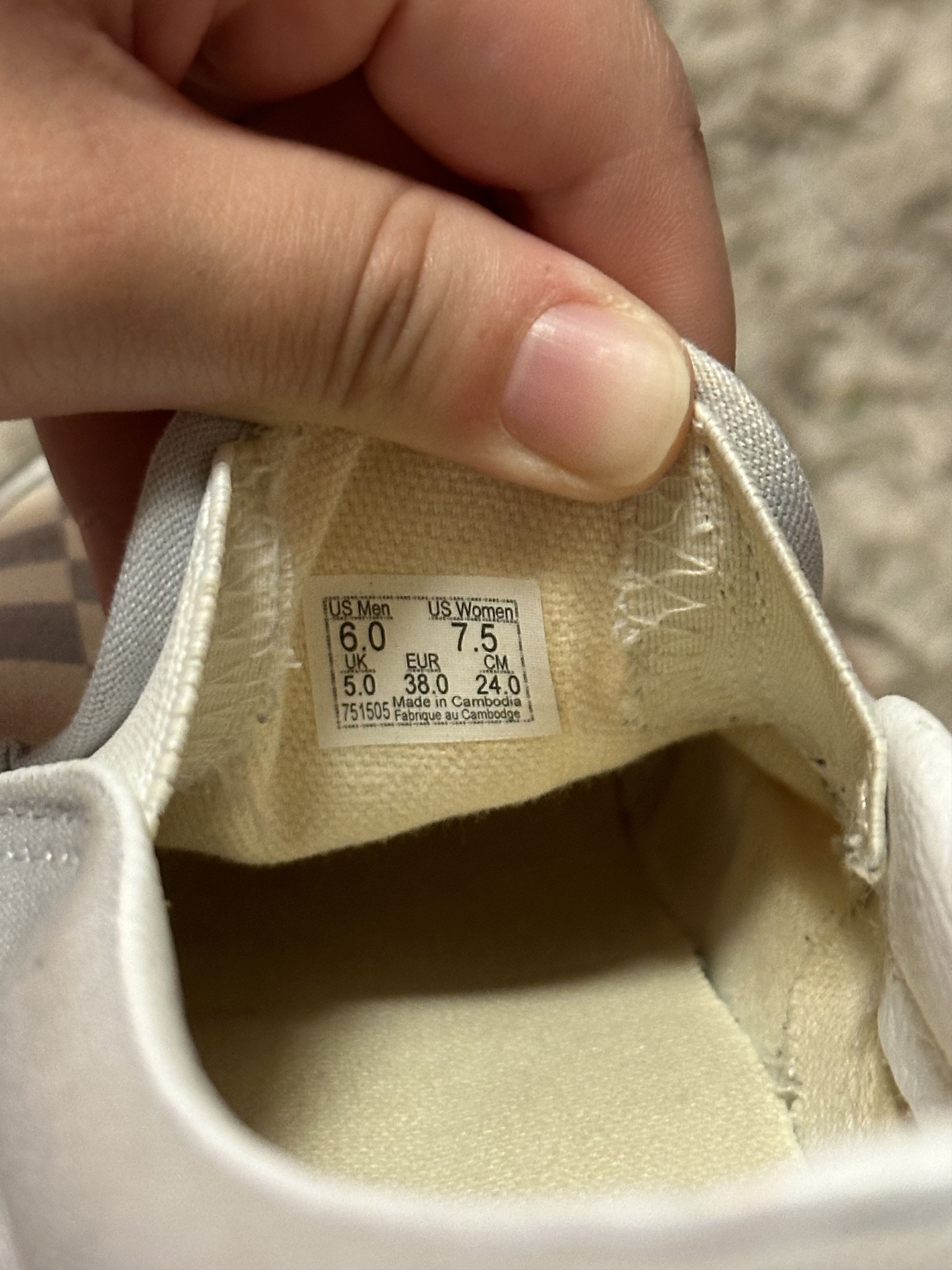 Vans Vans Low Top Slip-on Checkboard Size US 7.5 / IT 37.5 - 4 Thumbnail