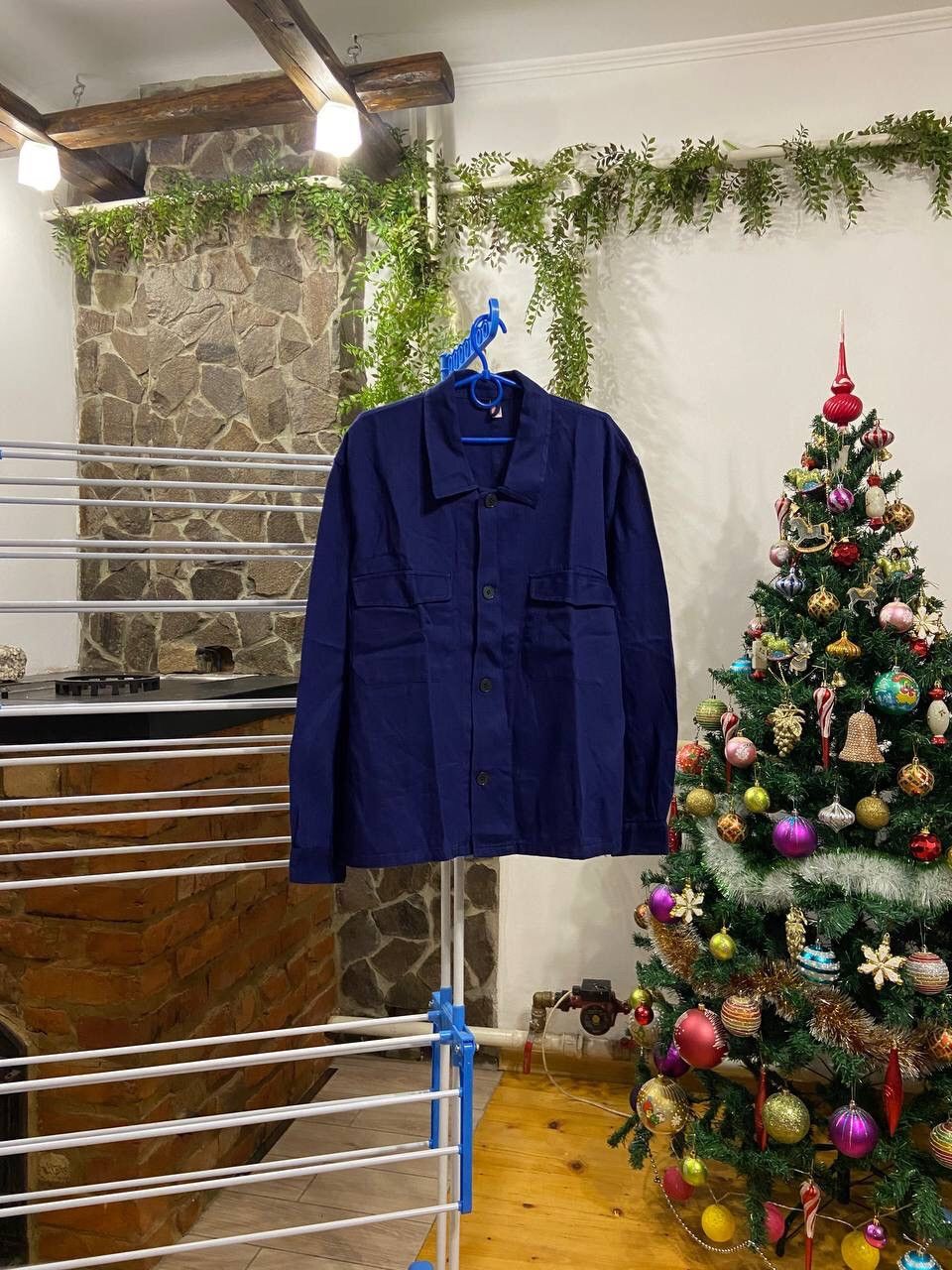 Vintage Vintage Franch Adult Workwear Blue Pockets Jacket Size 54 Size US L / EU 52-54 / 3 - 1 Thumbnail