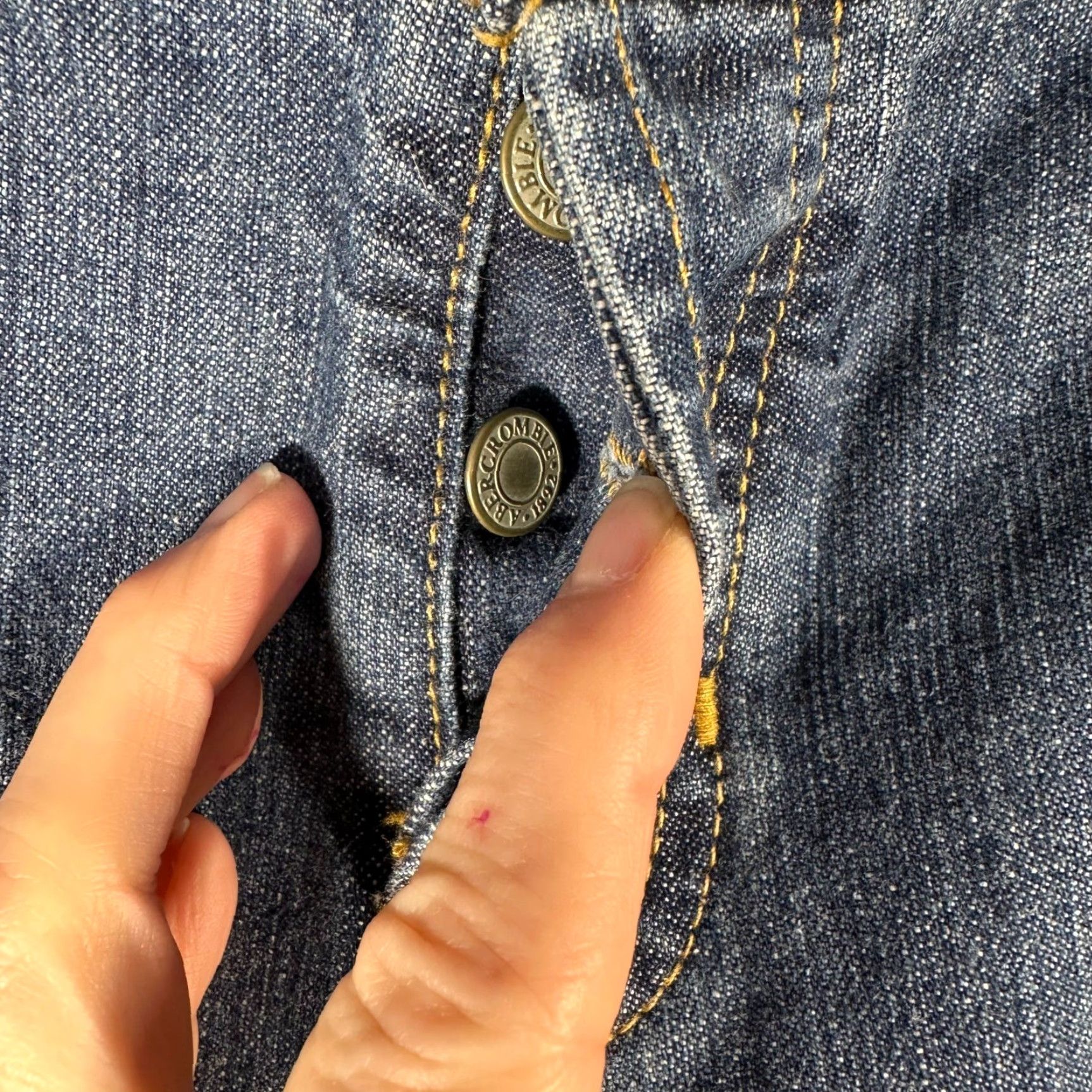 Abercrombie & Fitch Abercrombie & Fitch Jeans Womens Bootcut Denim Medium Wash 12L Button Fly 5-Pocket Blue A&F Size 24" / US 00 / IT 34 - 3 Thumbnail