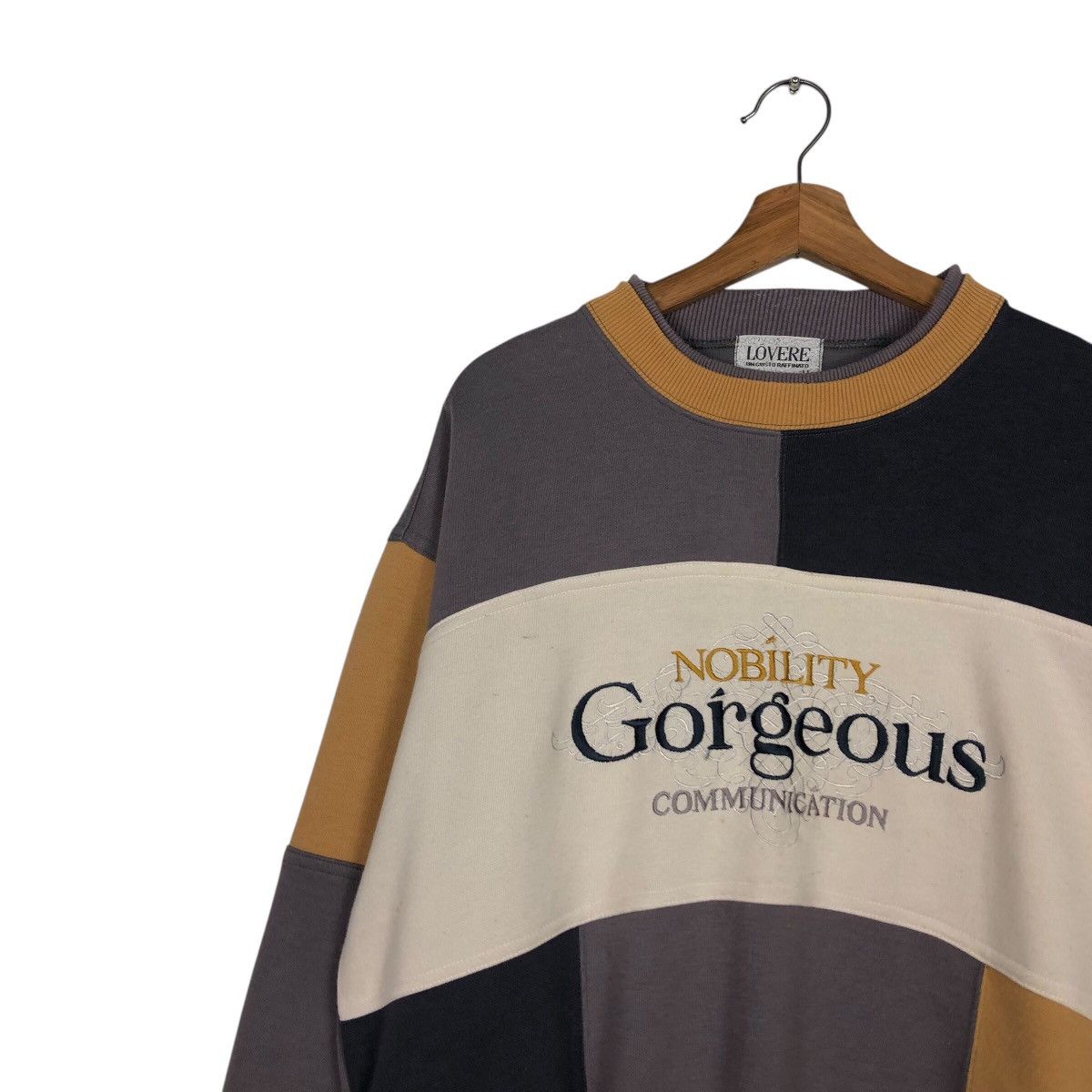 Japanese Brand 📌Vintage Sweatshirt Nobility Gorgeous Big Logo Issey Miyake Size US L / EU 52-54 / 3 - 7 Thumbnail