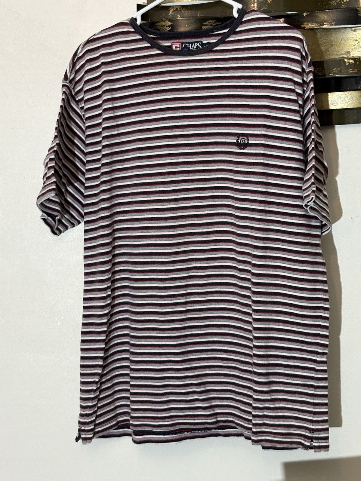 Chaps Chaps Ralph Lauren XL Mens Striped 90s Tshirt Size US XL / EU 56 / 4 - 1 Thumbnail