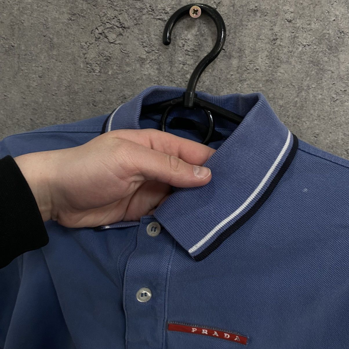 Prada Prada Red Tab Polo T-Shirt Size US S / EU 44-46 / 1 - 7 Thumbnail