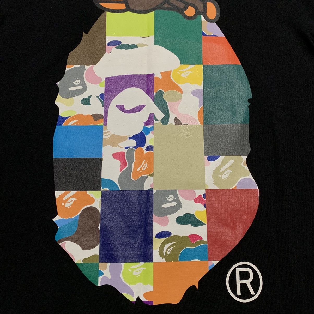 Bape Bape Small Big Ape Head Baby Milo Black Tee Size US S / EU 44-46 / 1 - 3 Thumbnail