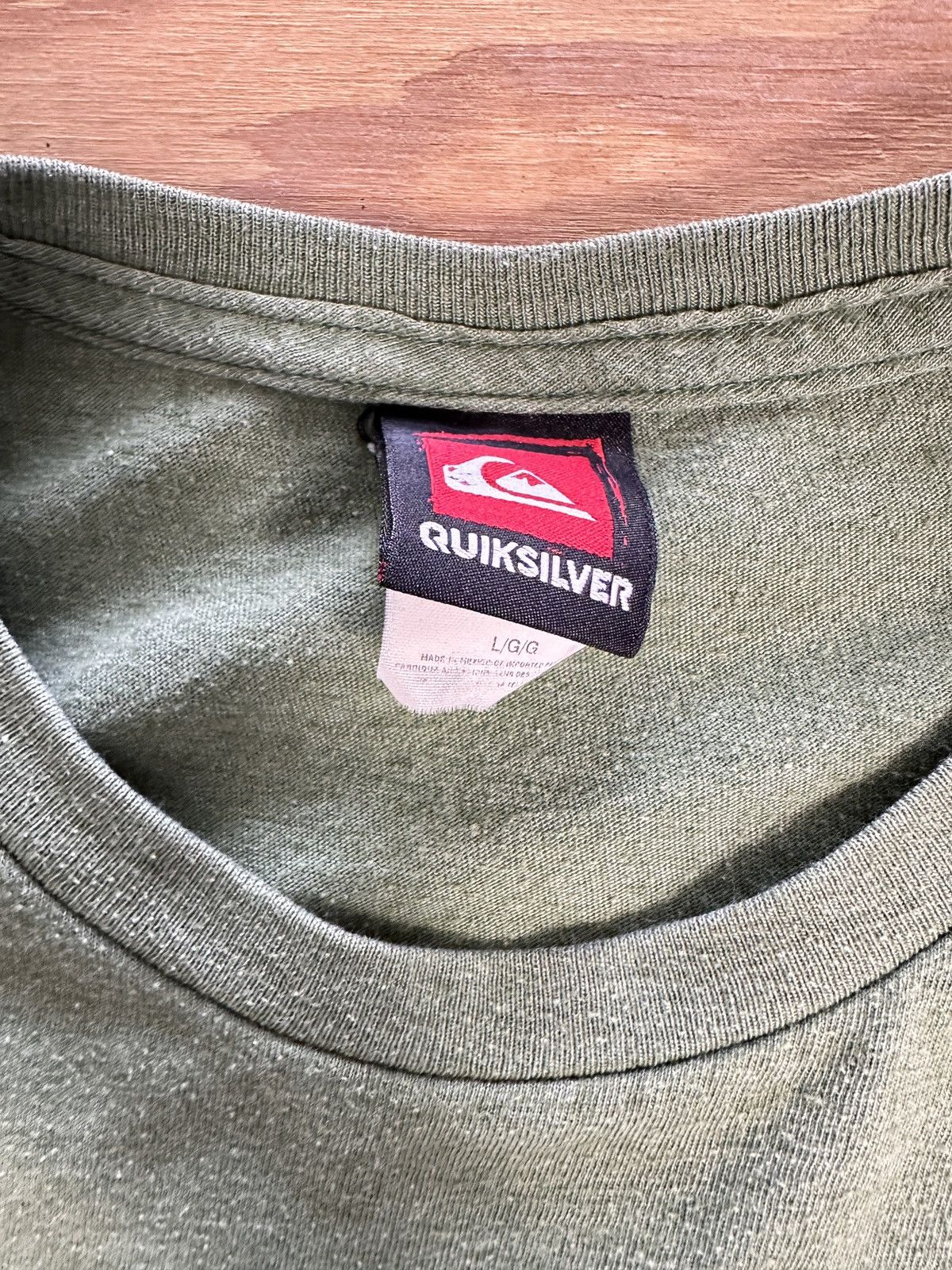 Quiksilver Green Quiksilver graphic tee with a relaxed fit Size US L / EU 52-54 / 3 - 4 Thumbnail