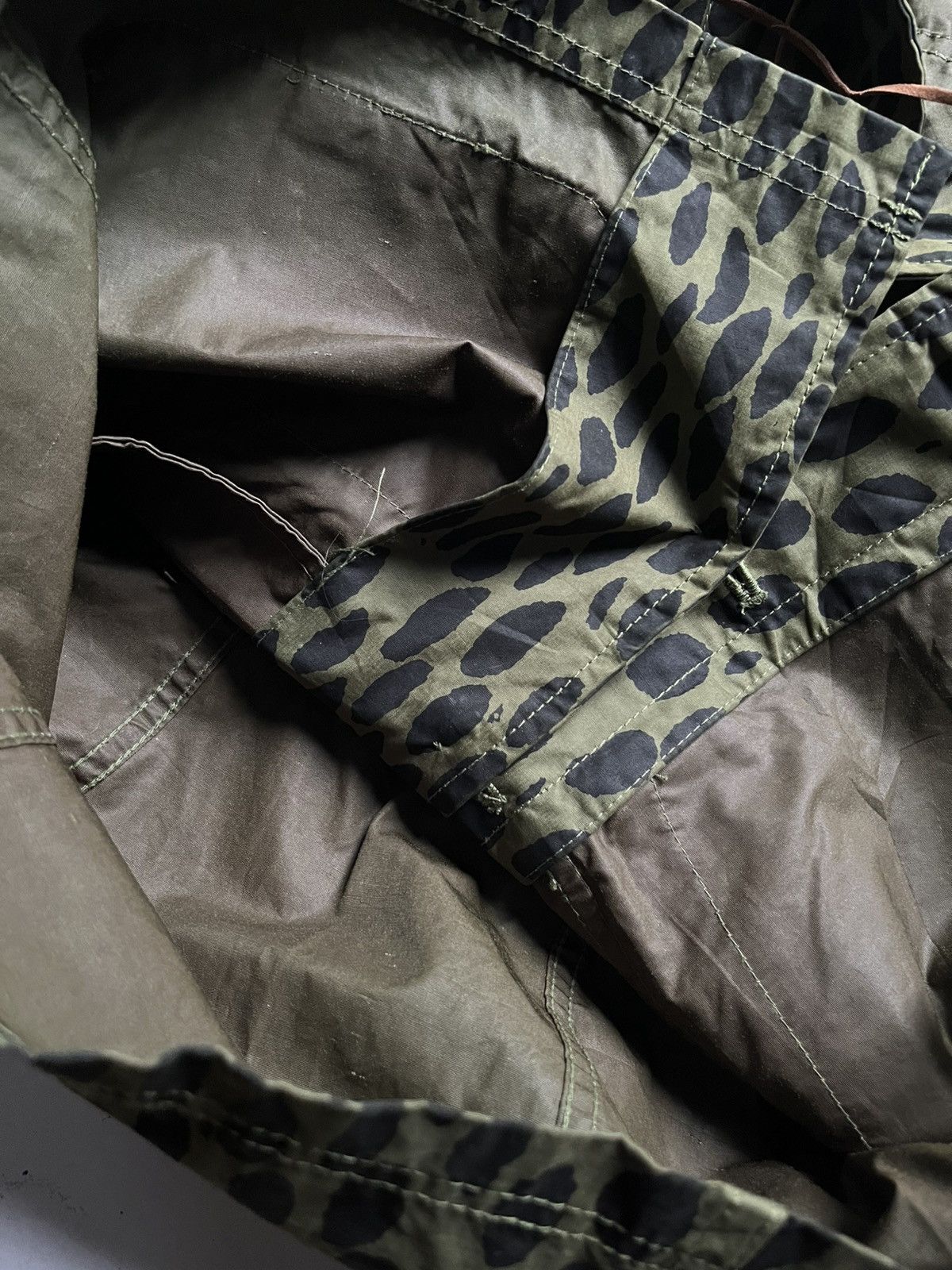 Isamu Katayama Backlash 2000s SLY Glamour wax leopard army funk jacket Size US M / EU 48-50 / 2 - 6 Thumbnail