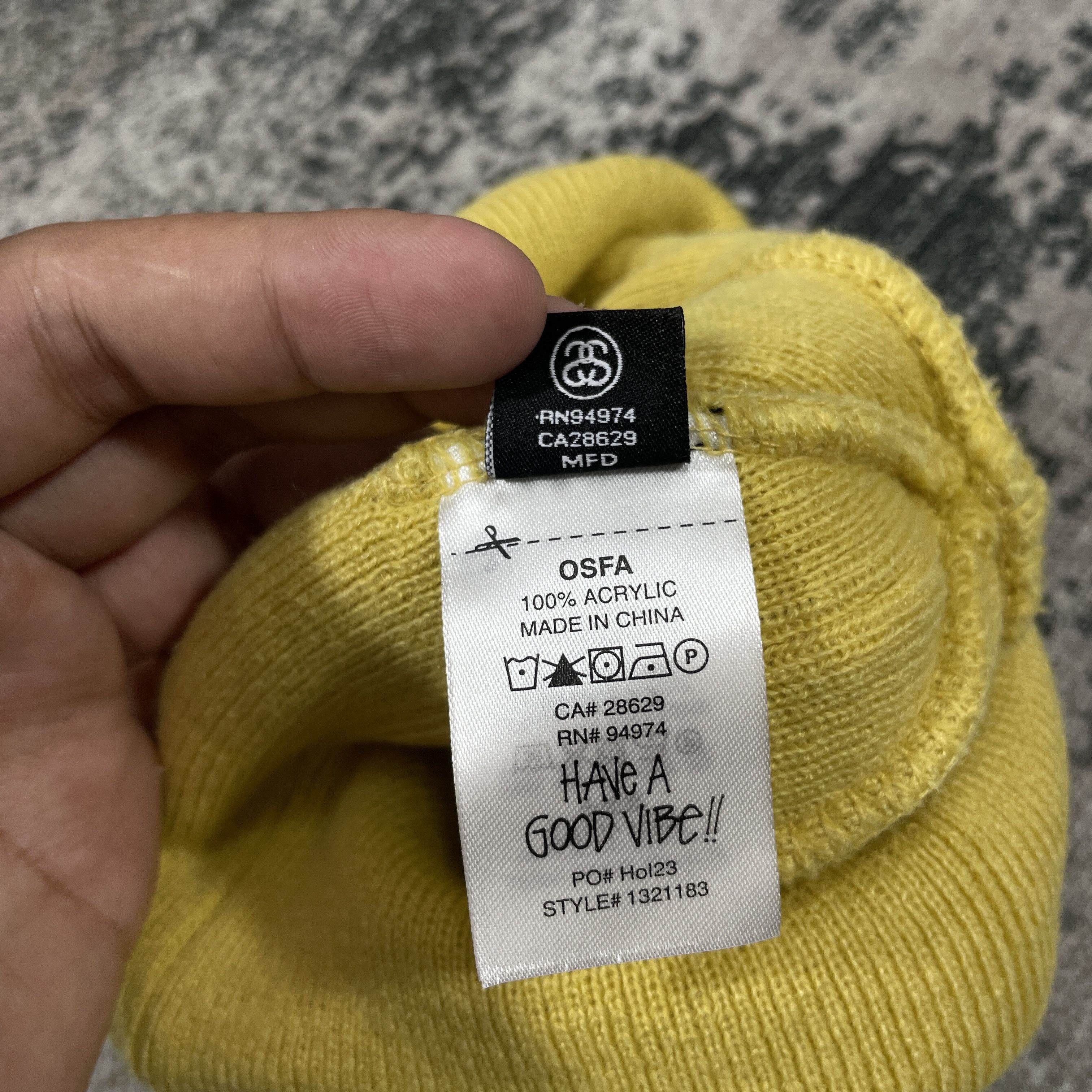 Stussy Stussy Work Gear Skullcap Beanie Mustard Size ONE SIZE - 6 Thumbnail