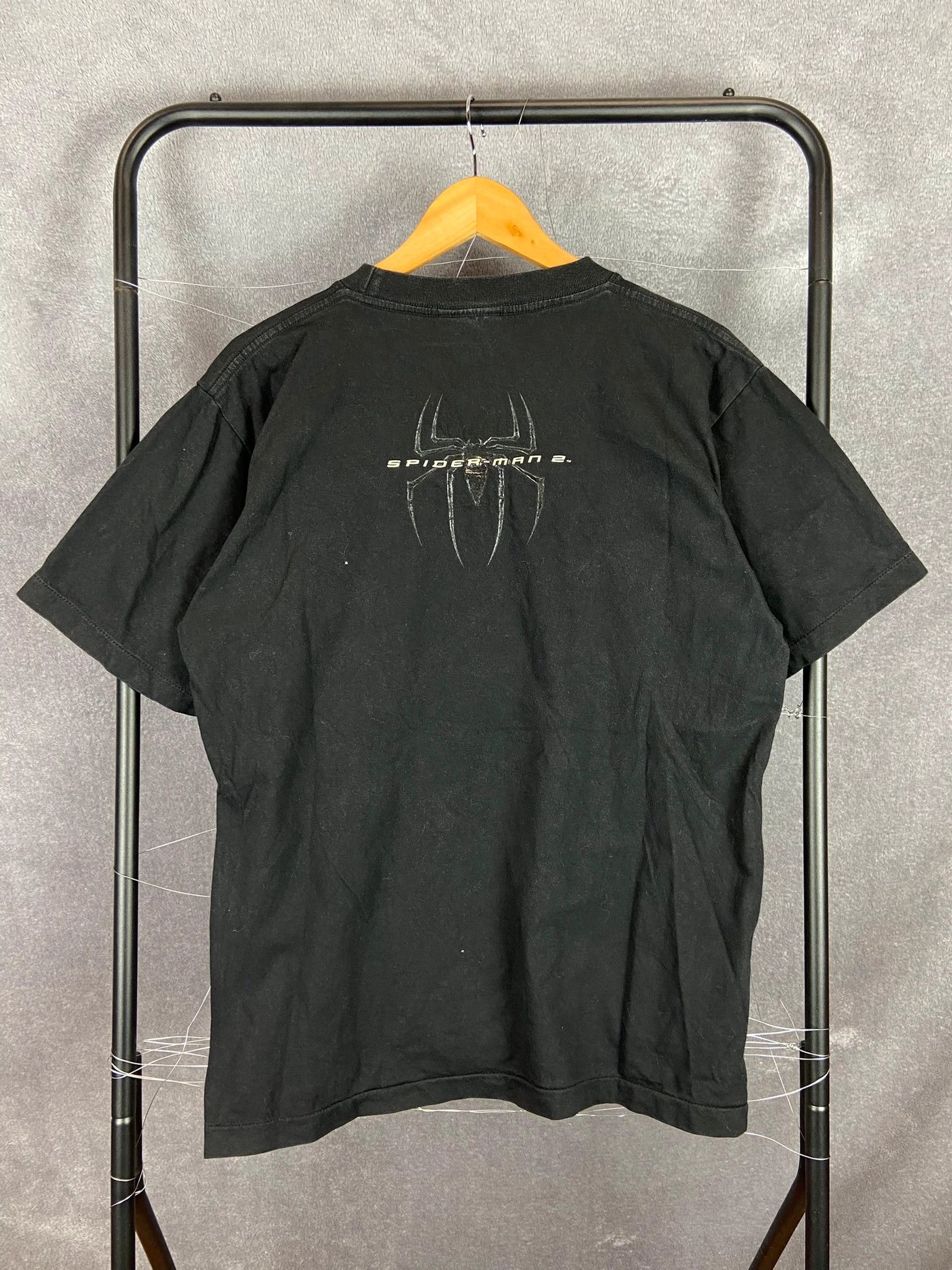 Vintage Vintage Spider-Man 2 Graphic Tee Black Marvel Hero Size US L / EU 52-54 / 3 - 4 Thumbnail