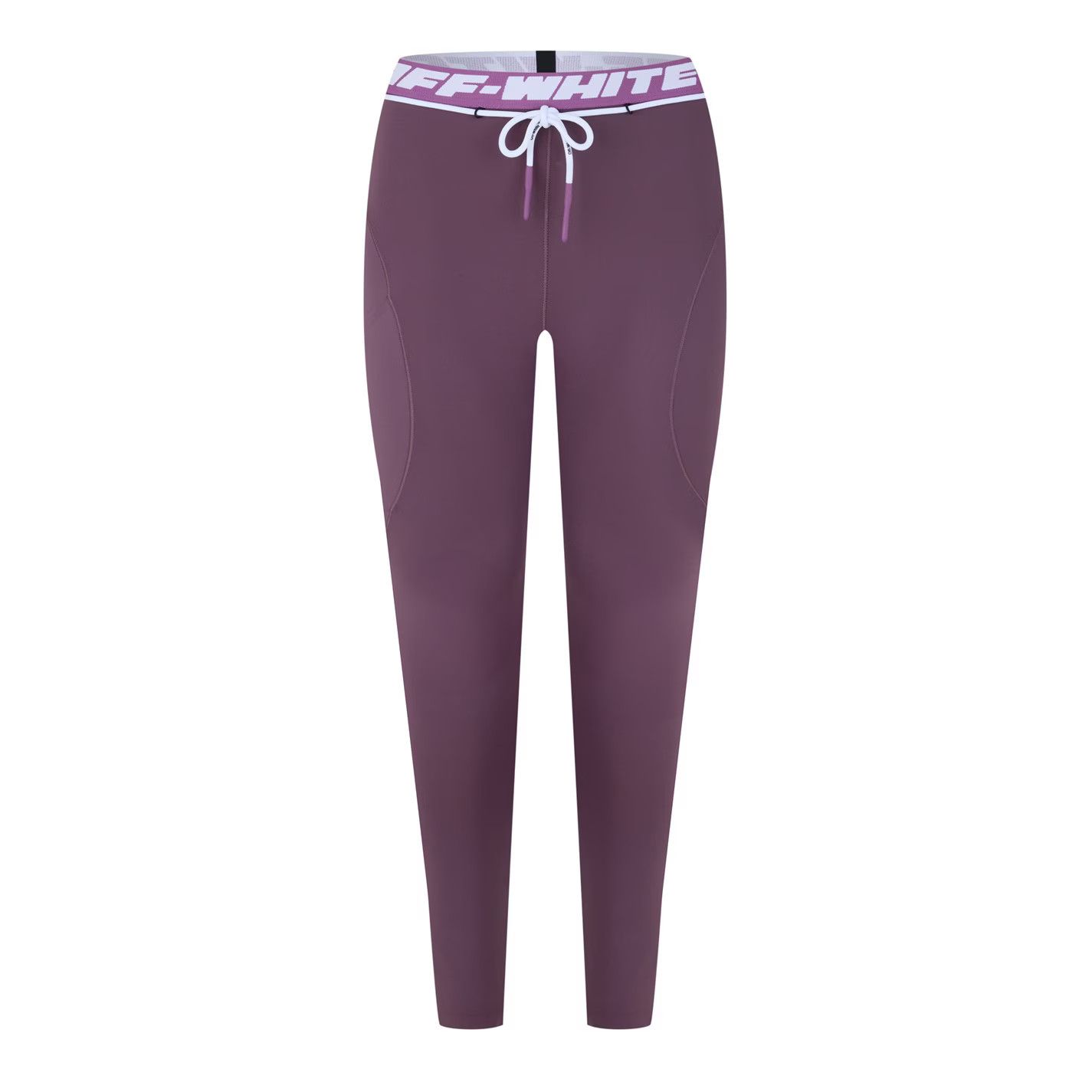 o1g2r1mq1224 Athletic Band Leggings in Purple