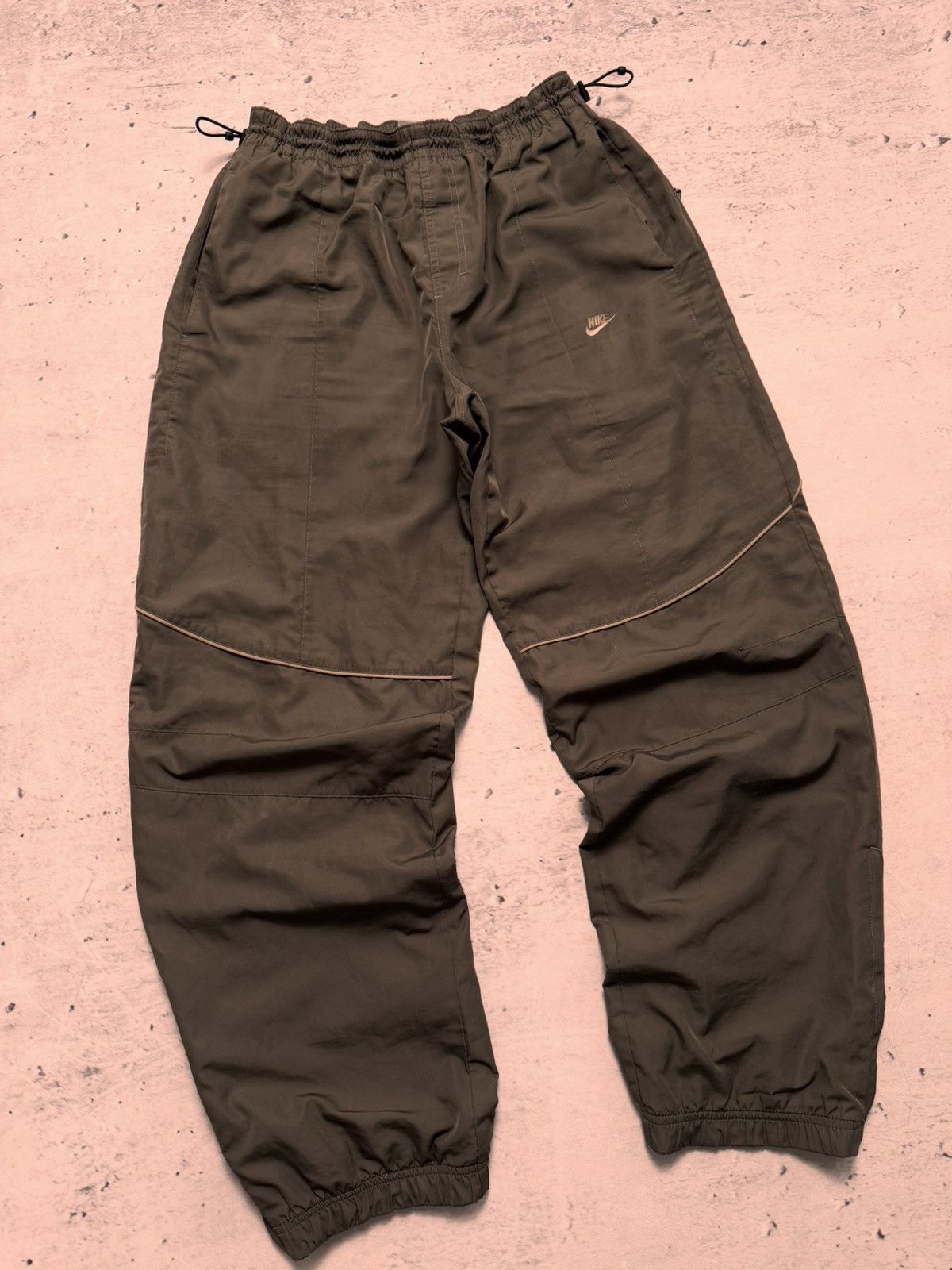 Nike × Vintage NIKE AIR VINTAGE BASIC LOGO OVERSIZE BAGGY PANTS Size US 34 / EU 50 - 2 Thumbnail