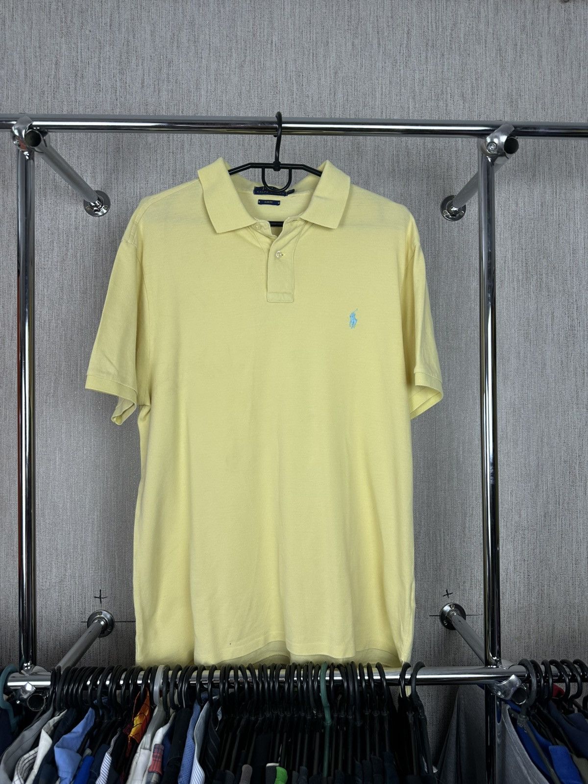 Polo Ralph Lauren × Vintage Vintage Polo Ralph Lauren Yellow Polo shirt Size US XL / EU 56 / 4 - 2 Thumbnail