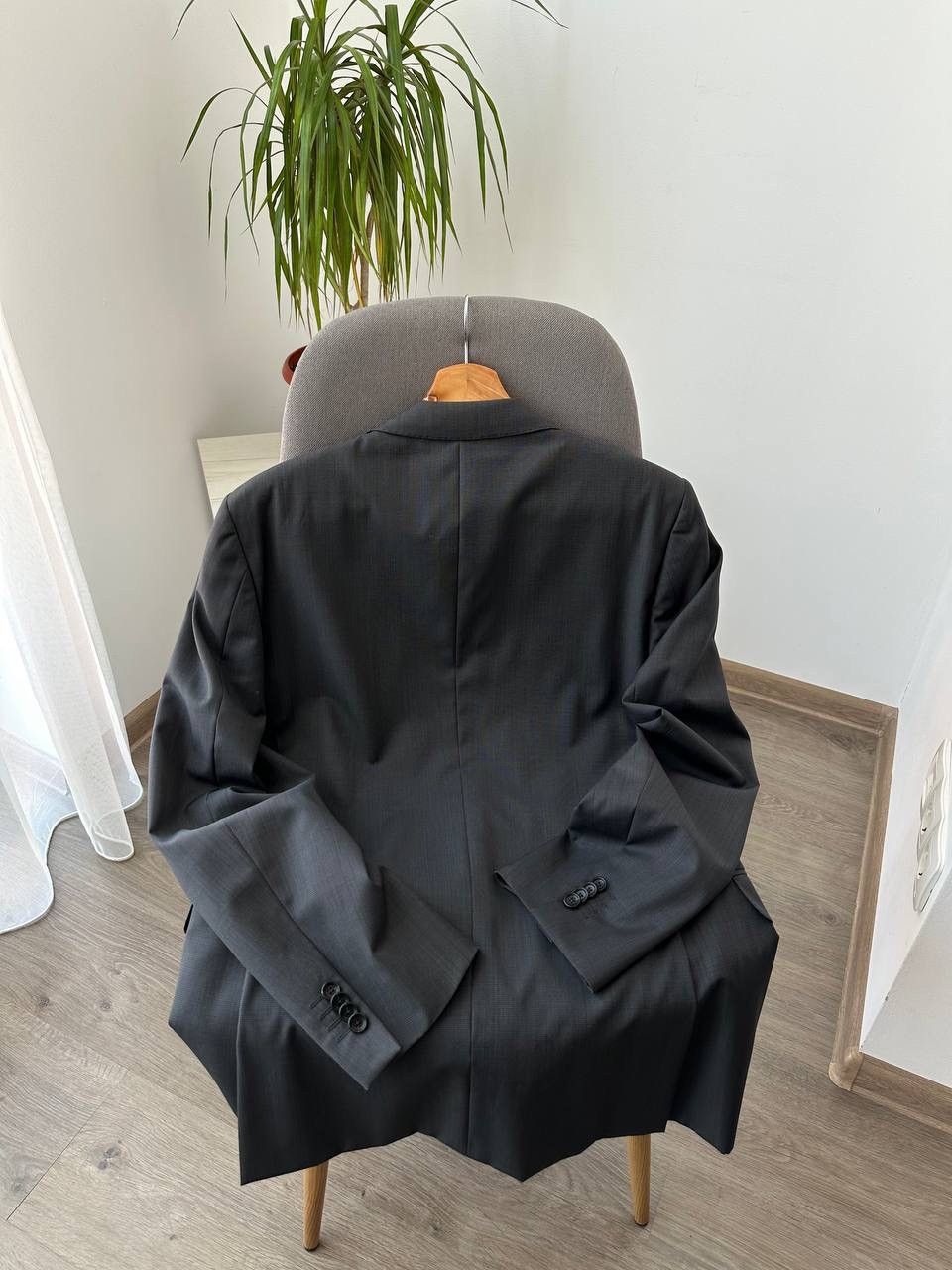 Vintage × Z Zegna Vintage Z Zegna Gray 2 Bottons Blazer Jacket Size 48R - 12 Thumbnail