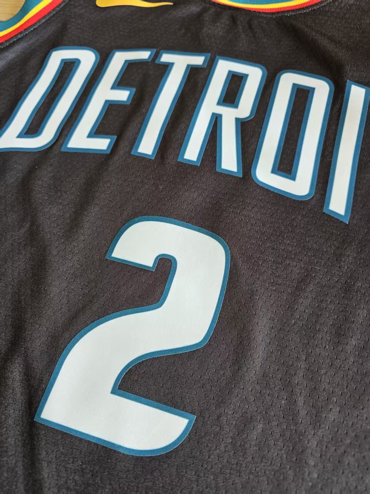 NBA 2026 Detroit Pistons #2 Cade Cunningham Jersey Size US XL / EU 56 / 4 - 3 Thumbnail
