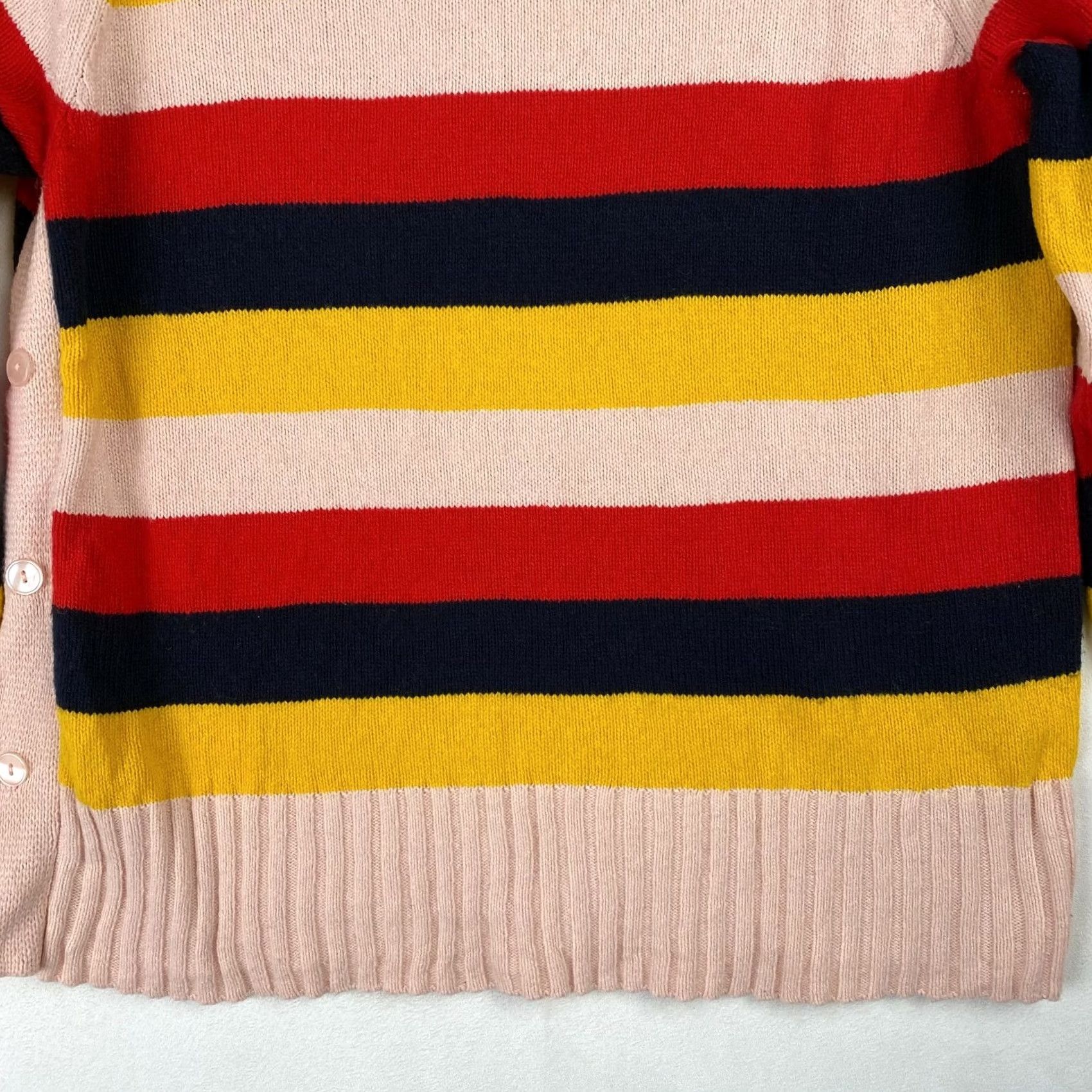 Nordstrom Nordstrom 1901 Women's Pullover Sweater Multicolor Striped Crew Neck Long Sleeve Size M Size M / US 6-8 / IT 42-44 - 5 Thumbnail