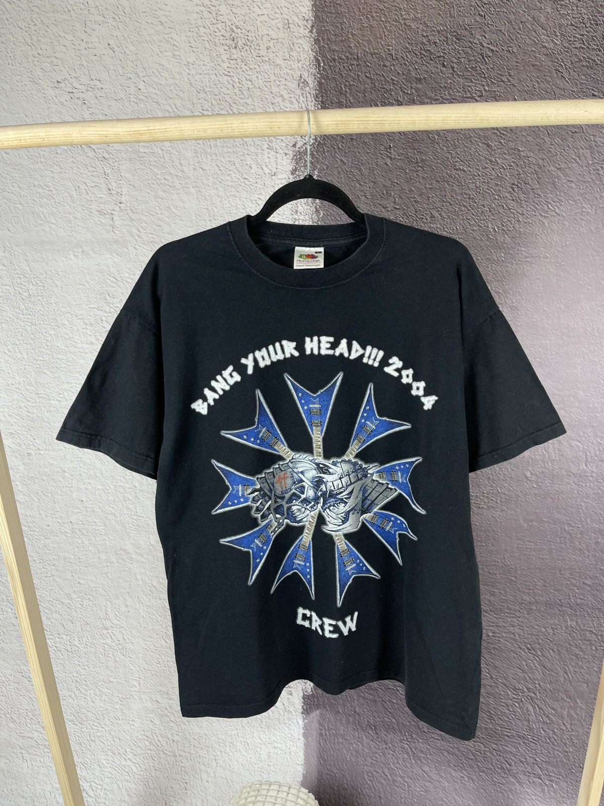 Band Tees BANG YOUR HEAD 2004 CREW Metal Shirt FotL Iced Earth Anthrax Size US L / EU 52-54 / 3 - 2 Thumbnail