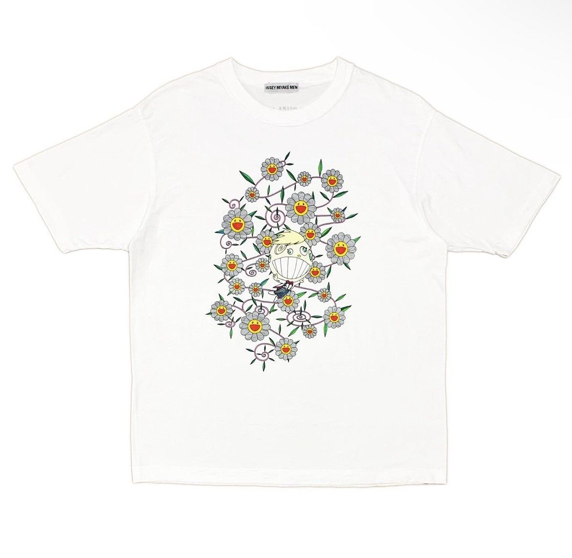 image of Issey Miyake x Takashi Murakami Ss2000 T-Shirt - Size Free in White, Men's