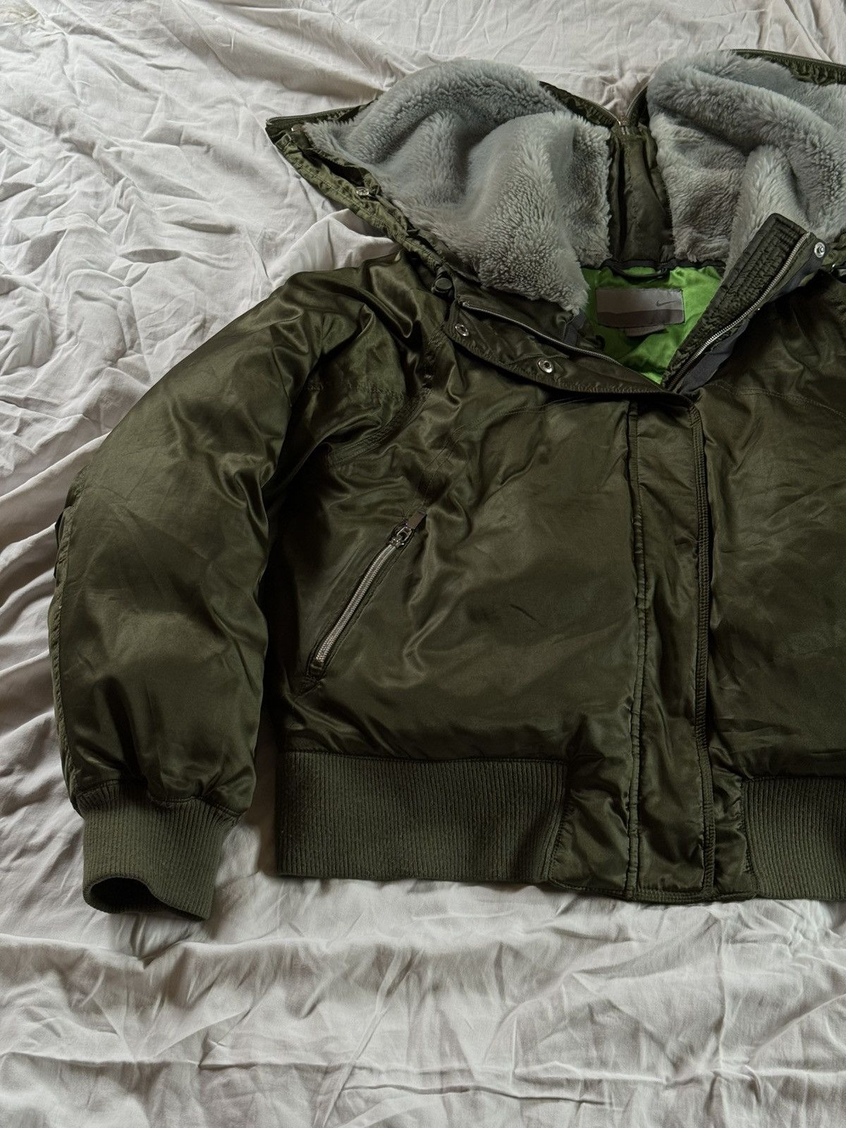 Nike Nike vintage hooded zip down bomber jacket 203101 techwear Size XL / US 12-14 / IT 48-50 - 4 Thumbnail