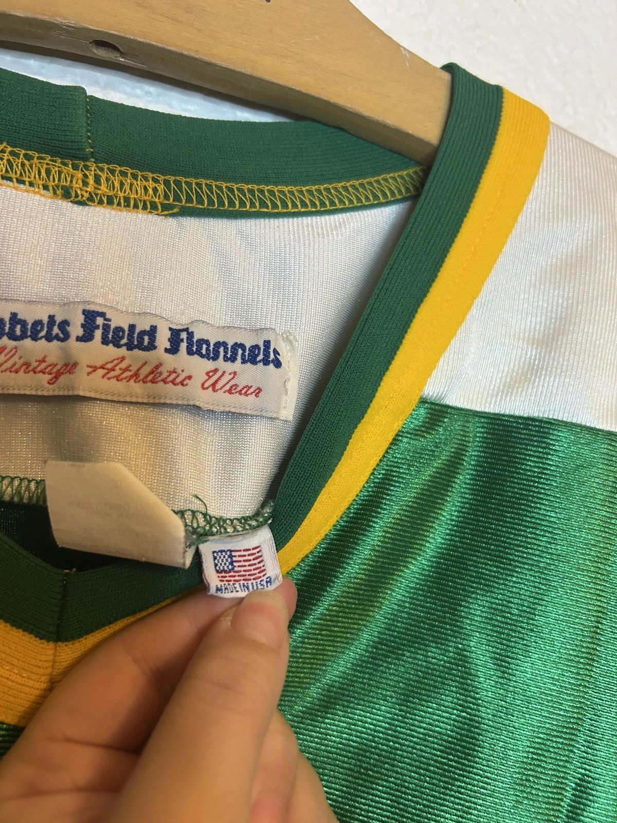 Ebbets Field Flannels VINTAGE 60s Minnesota North Stars Ebbets Field Hockey Jersey Size US XL / EU 56 / 4 - 4 Thumbnail