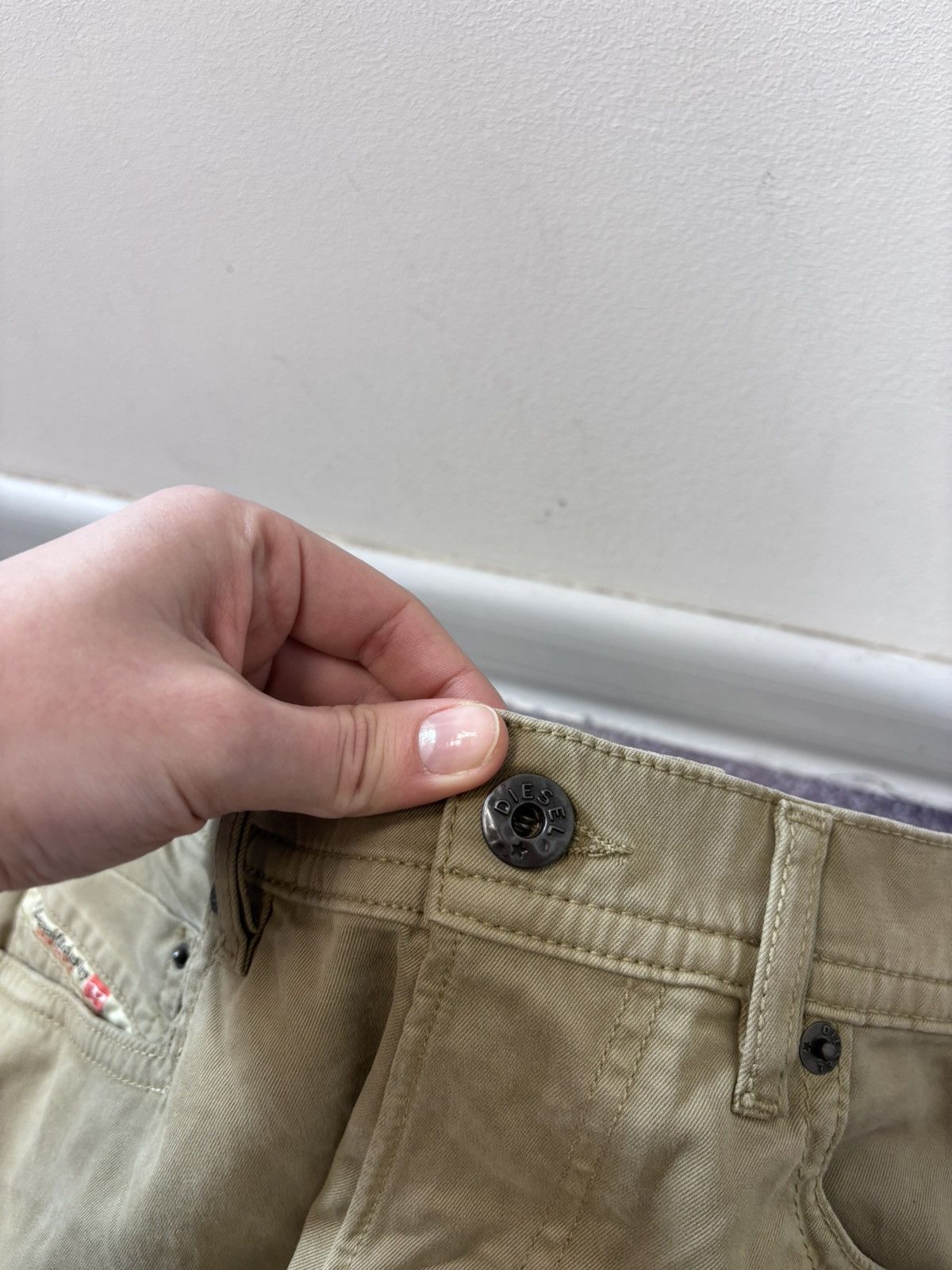 Diesel Diesel Tepphar NWT Men’s Beige Slim Fit Stretch Chino Pants Size US 30 / EU 46 - 10 Thumbnail