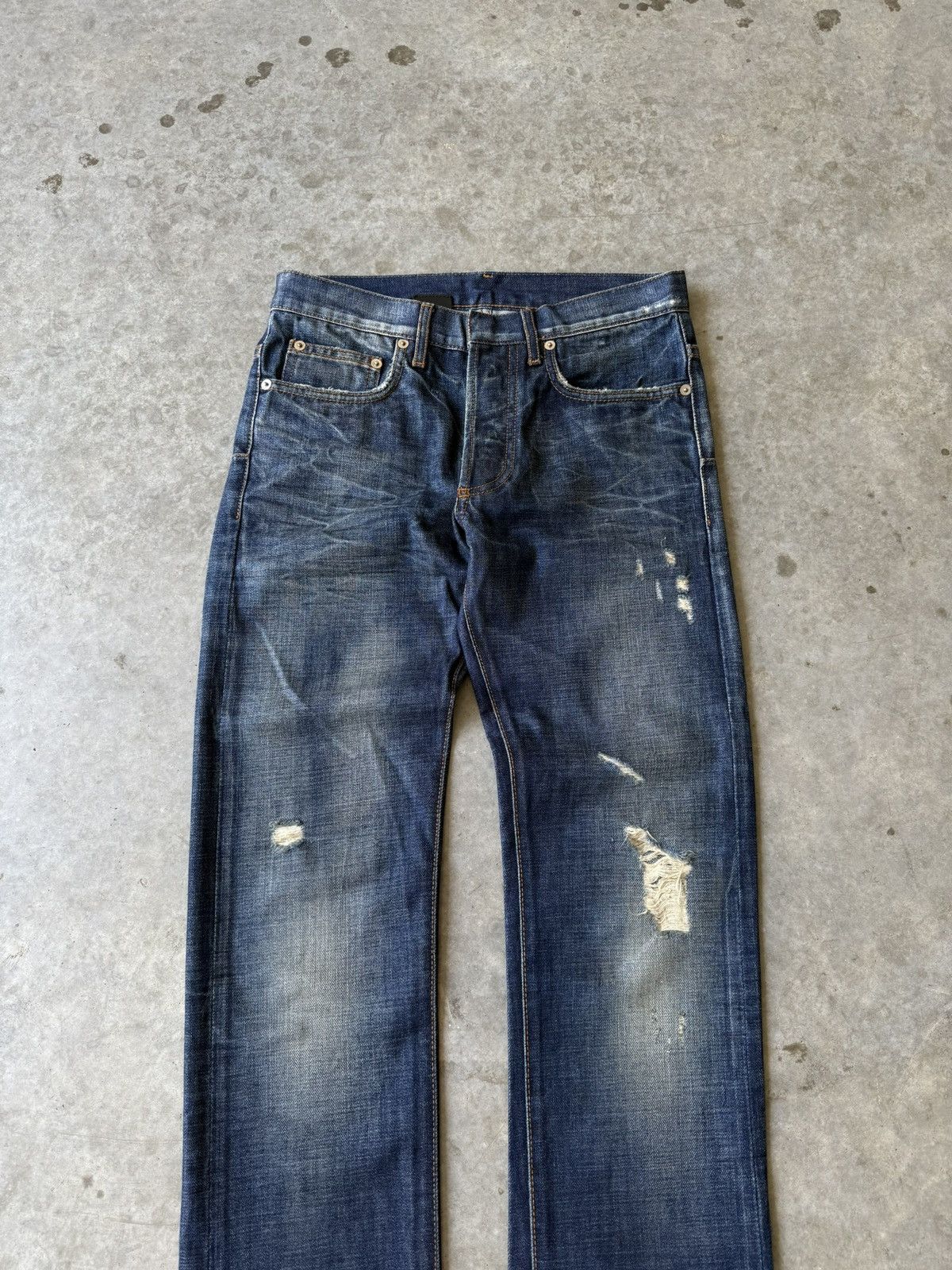 Dior Dior Homme AW10 “Cool Summer Day” Distressed Denim Size US 28 / EU 44 - 3 Thumbnail