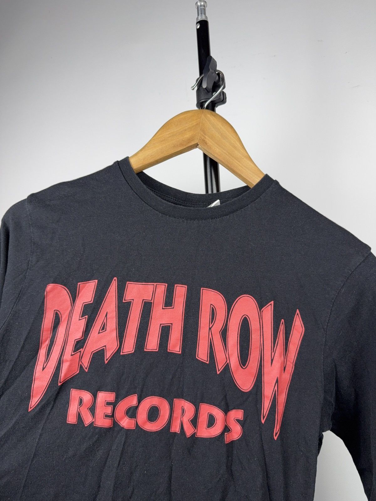 Band Tees 00s Death Row Records Long Sleeve Tee Classic Rap Logo Size US XS / EU 42 / 0 - 6 Thumbnail