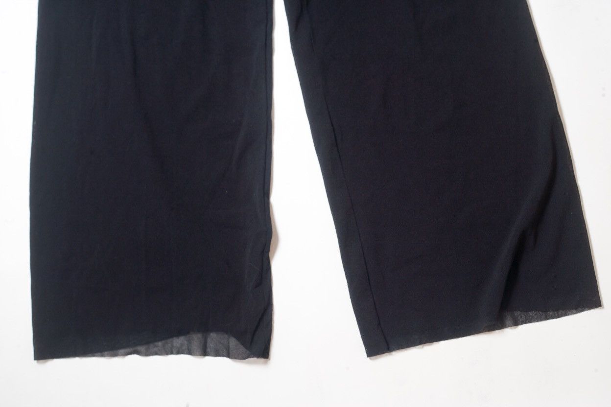 Jean Paul Gaultier Jean Paul Gaultier Womens Elastic Waist Wide Leg Mesh Pants Size 32" / US 10 / IT 46 - 2 Thumbnail