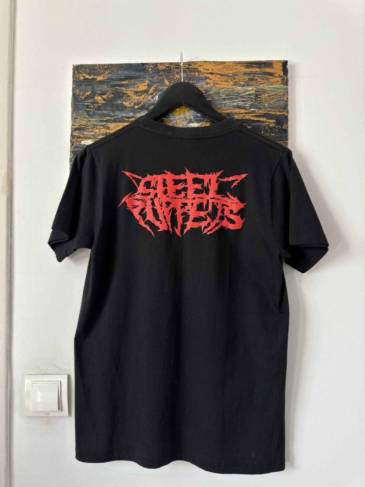Band Tees × Vintage VTG Steel Puppets Death Metal Rock Tee Size US S / EU 44-46 / 1 - 3 Thumbnail