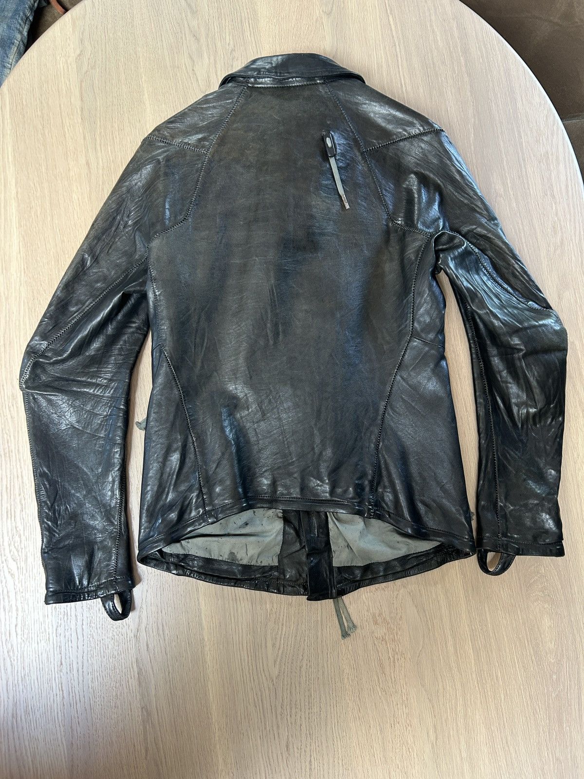 Boris Bidjan Saberi Boris Bidjan Saberi J2-F251 S/S 2014 Horse Leather Jacket Size US M / EU 48-50 / 2 - 8 Thumbnail