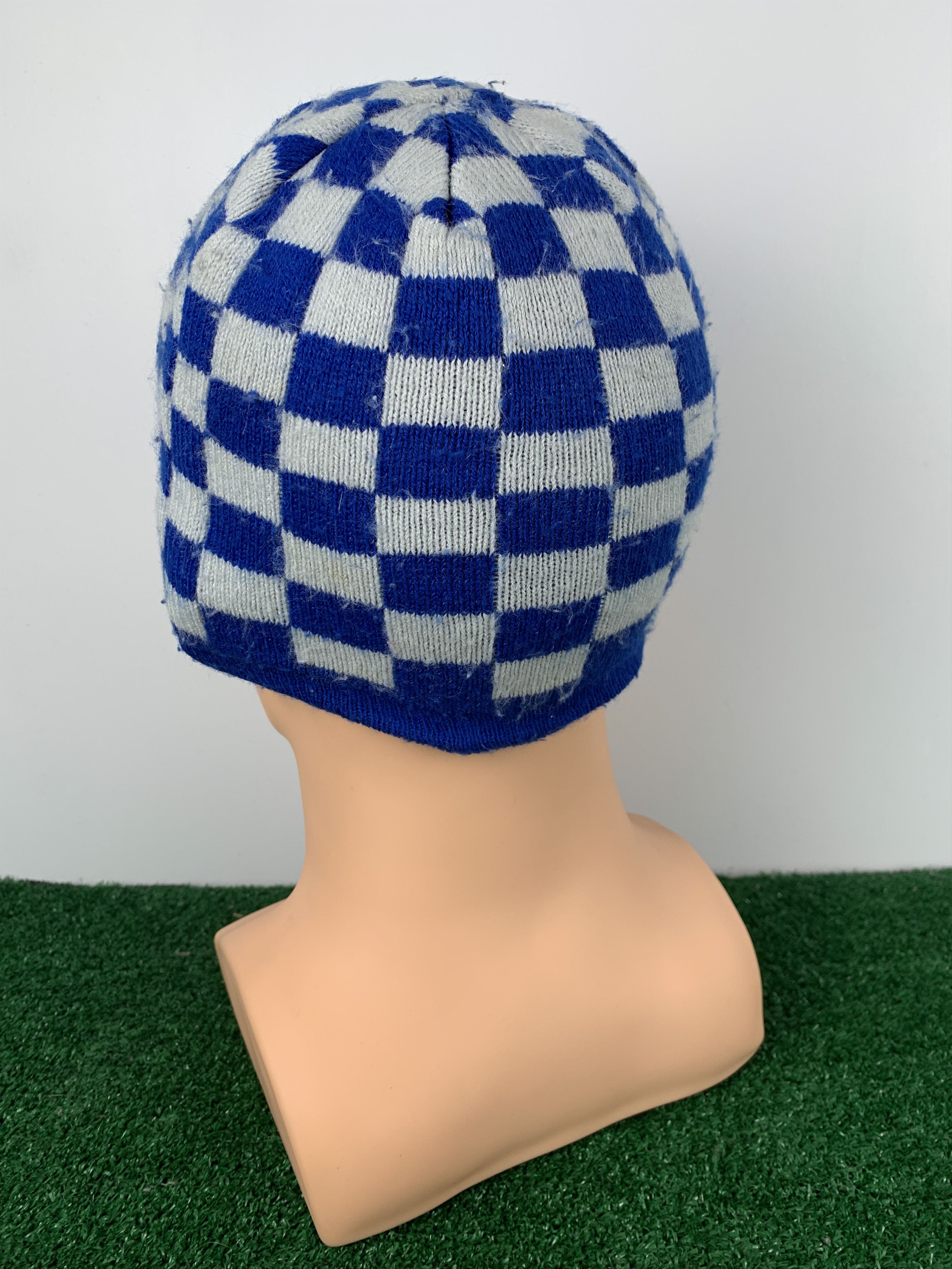 Mizuno vintage Mizuno Checkered beanie hat BA0045 Size ONE SIZE - 4 Thumbnail