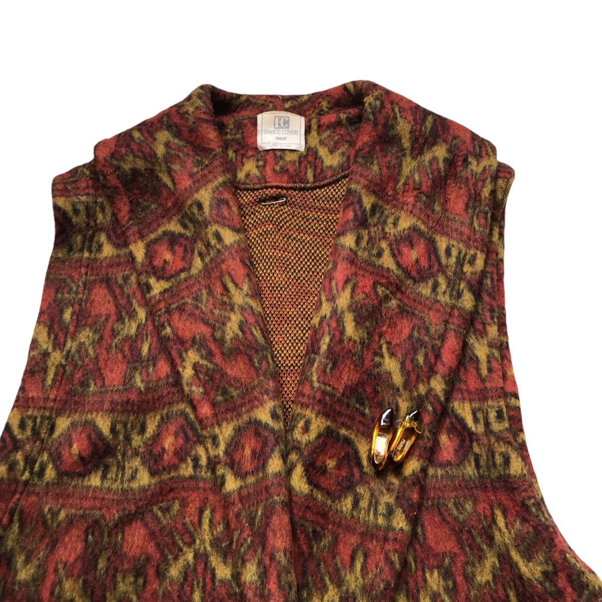 Enrico Coveri × Vintage VINTAGE ENRICO COVERI SLEEVELESS JACKET Size M / US 6-8 / IT 42-44 - 5 Thumbnail