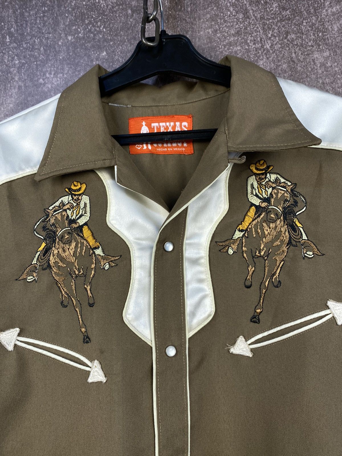 Cowboy Equipment Vintage 70's California Ranchwear Western Shirt Size US XL / EU 56 / 4 - 2 Thumbnail