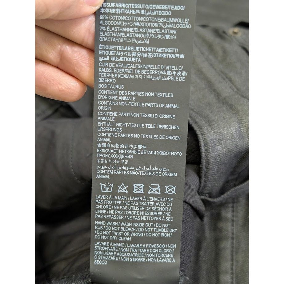 Saint Laurent Paris o1rshd1 Q:2 / Skinny 5 Pocket Low Nightrider Jeans in Black Size US 34 / EU 50 - 19 Thumbnail