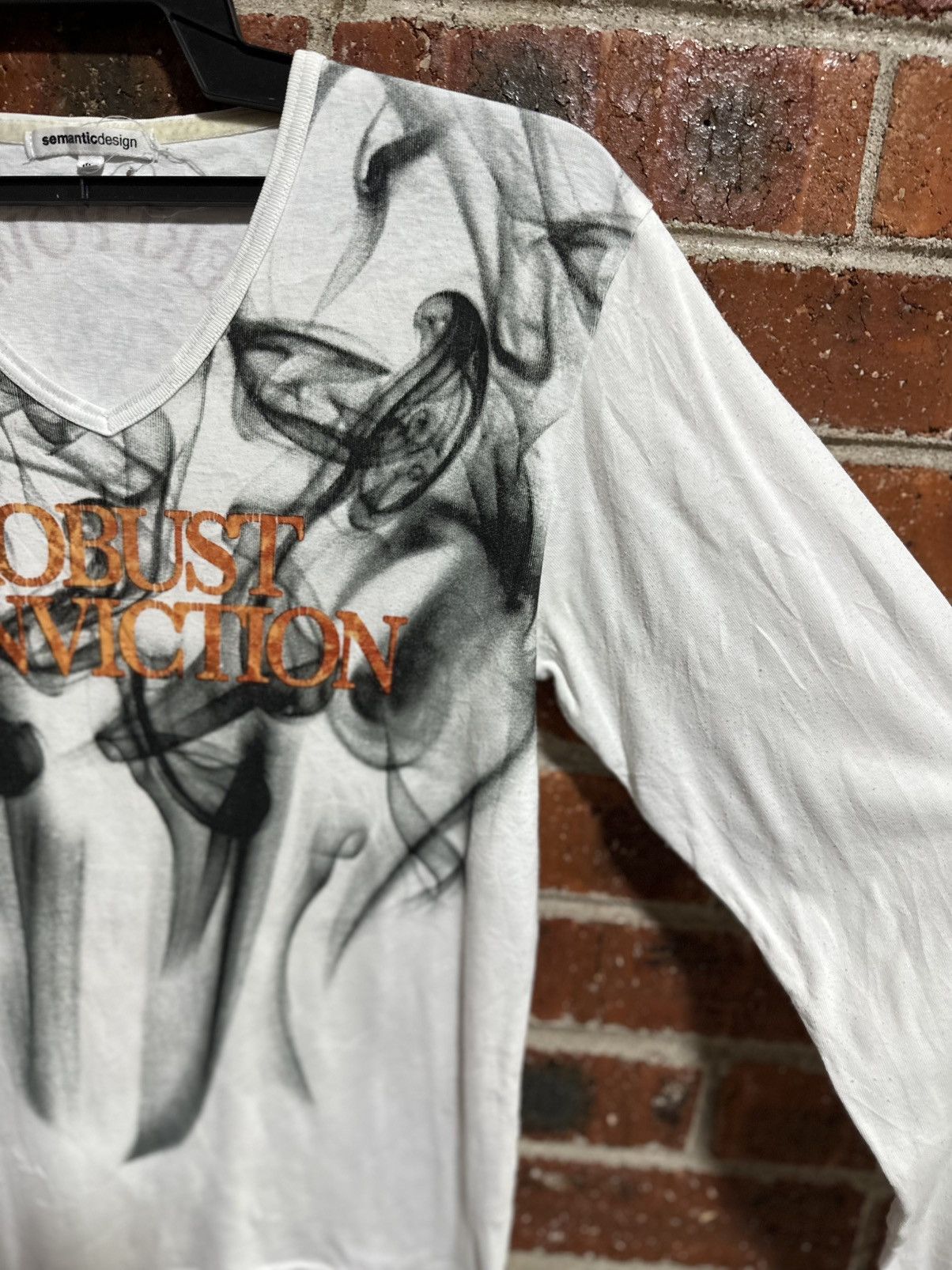 semanticdesign Vintage SemanticDesign Robust Conviction Long Sleeve Tee Size M / US 6-8 / IT 42-44 - 8 Thumbnail