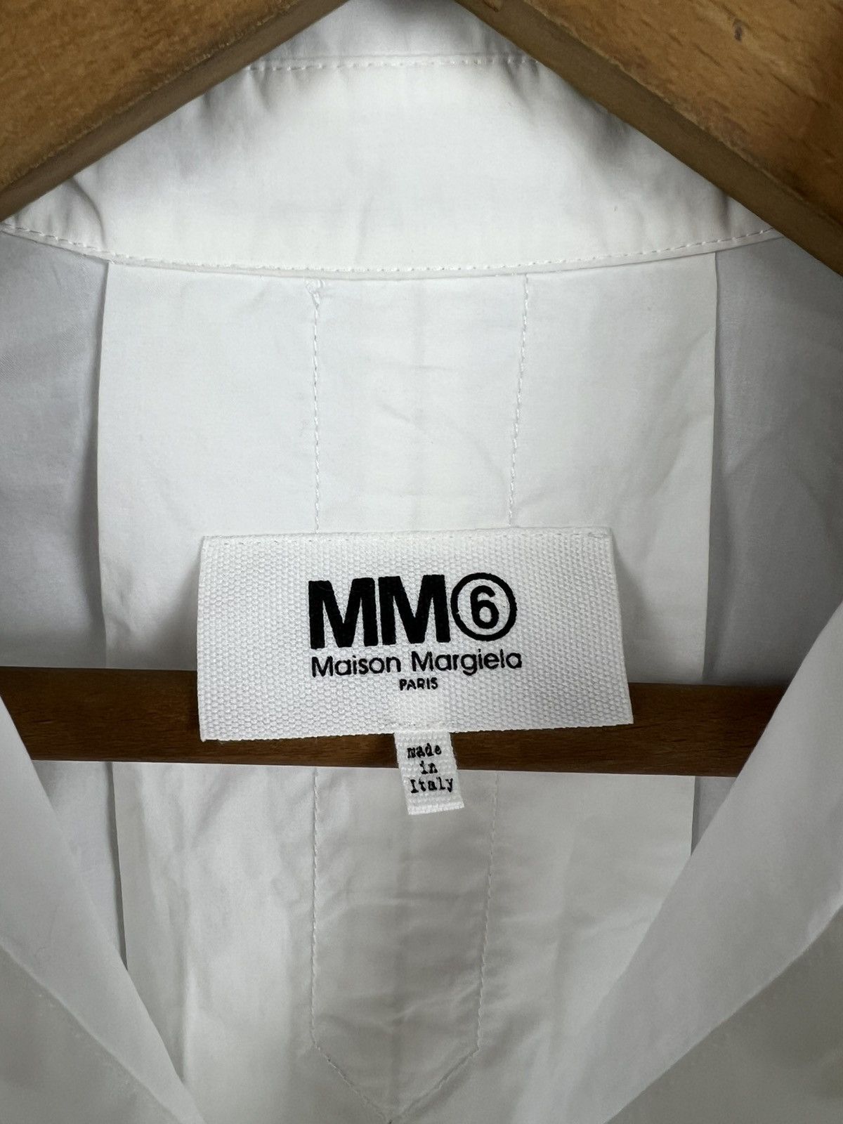 Maison Margiela Maison Margiela Women’s White Button Down Top Shirt Size 36 Size XS / US 0-2 / IT 36-38 - 12 Thumbnail