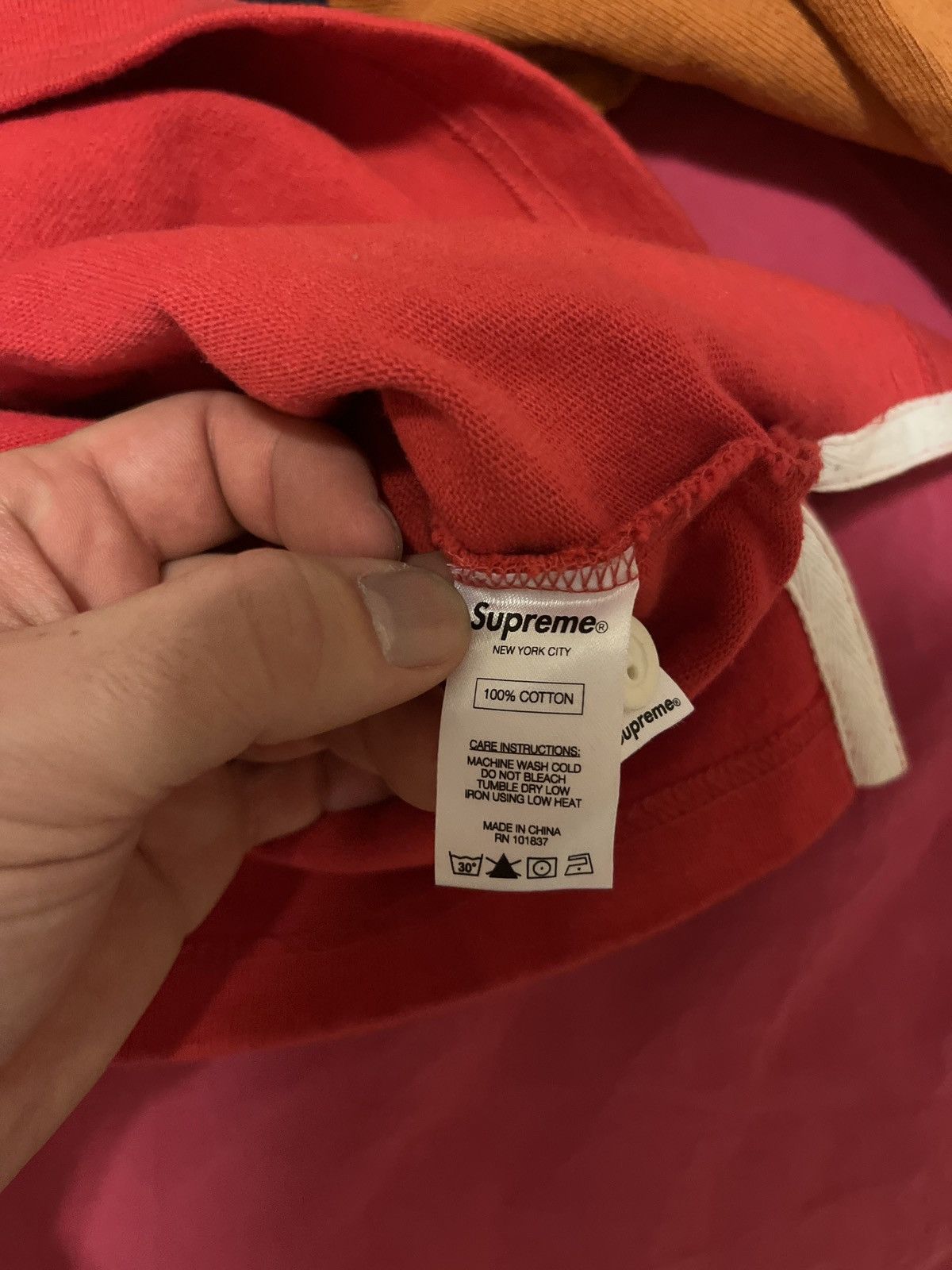 Supreme Supreme Arabic logo hooded rugby top size medium Size US M / EU 48-50 / 2 - 2 Thumbnail