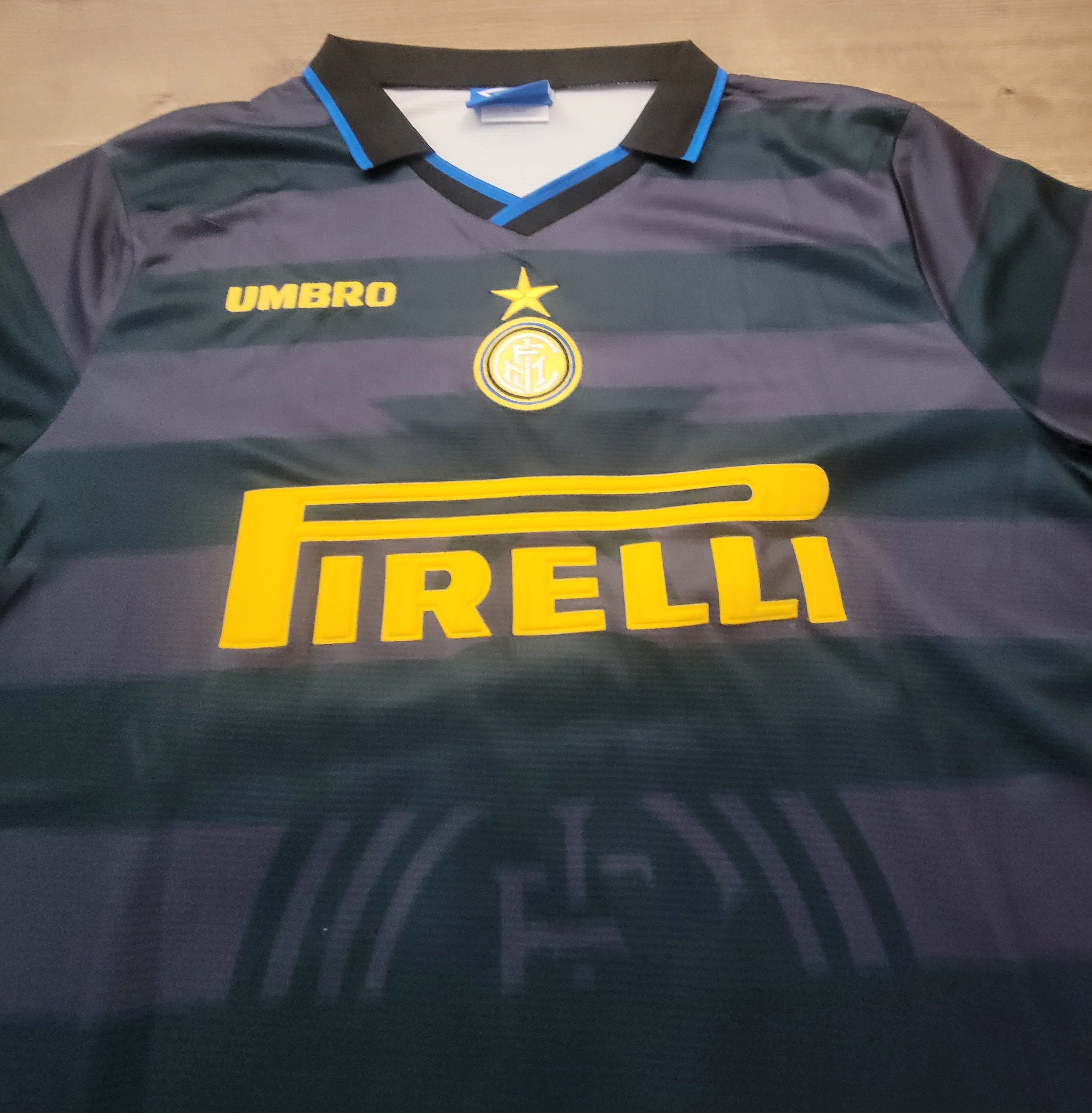 Other Ronaldo 9 Inter Milan 1997/1998 Vintage Soccer Jersey trikot Size US L / EU 52-54 / 3 - 3 Thumbnail
