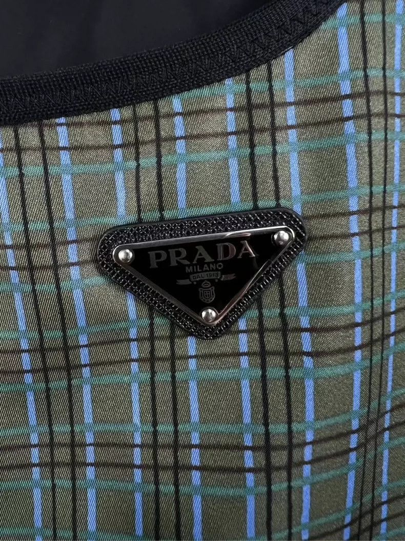 Prada Prada Triangle Logo Nylon Slip Dress-2506 Size S / US 4 / IT 40 - 3 Thumbnail