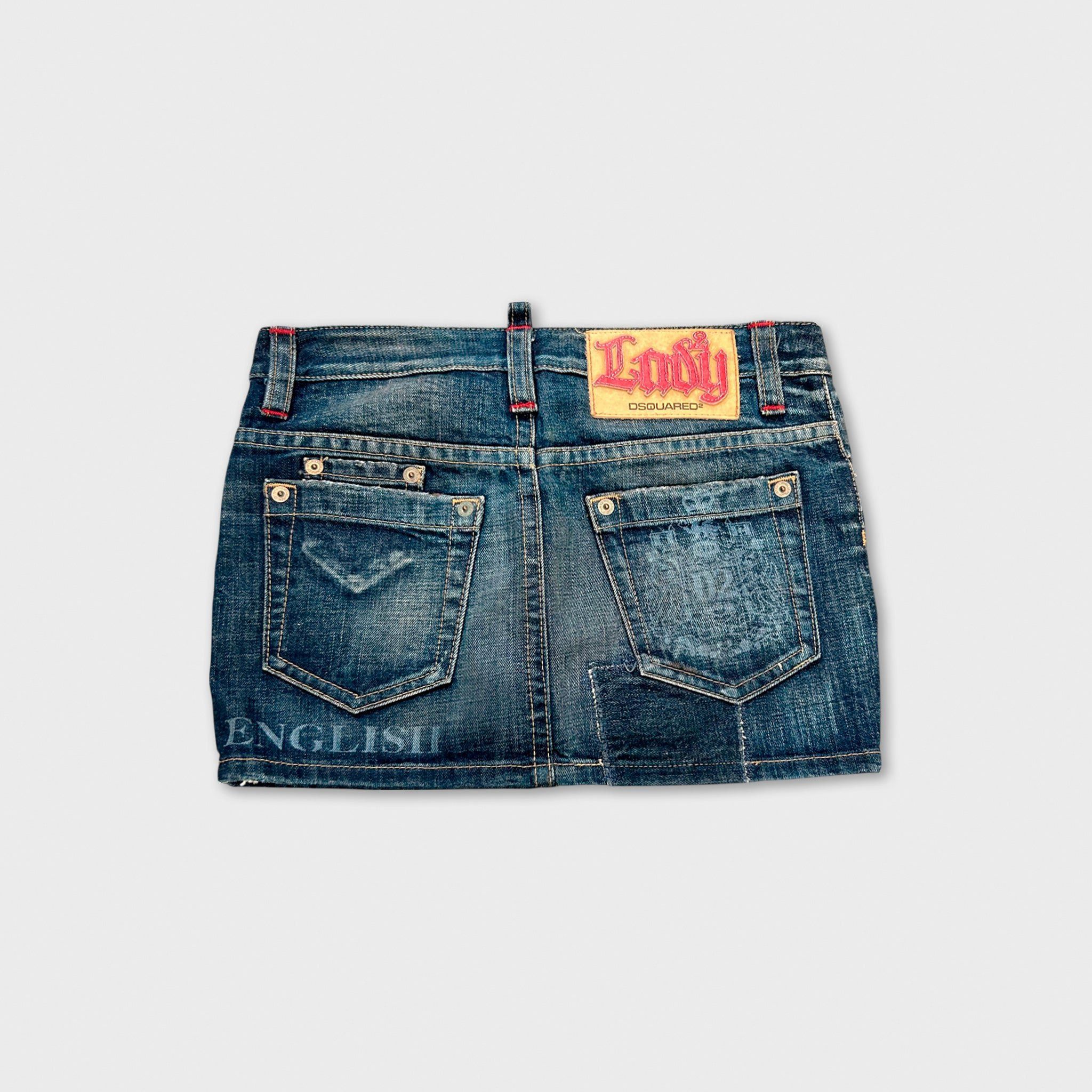 Dsquared2 Dsquared2 Vintage Lady Denim Skirt Size 30" / US 8 / IT 44 - 3 Thumbnail