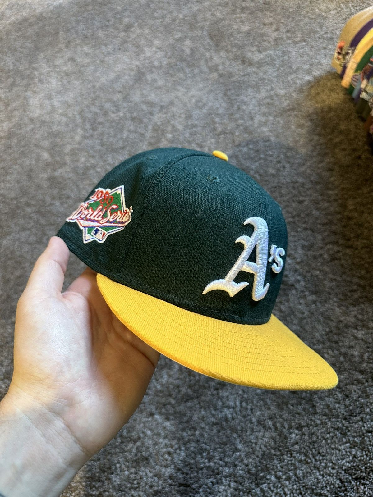 New Era Oakland A’s Fitter 7 3/8 Size ONE SIZE - 2 Thumbnail