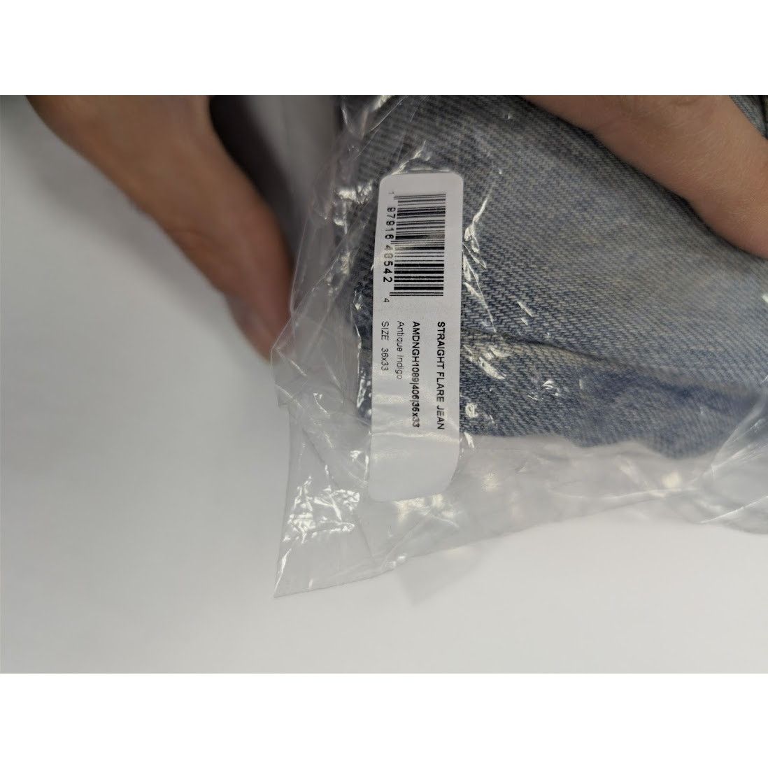 Amiri o1rshd1 Amiri Straight Leg Flare Jean Denim Antique Indigo Size US 36 / EU 52 - 20 Thumbnail