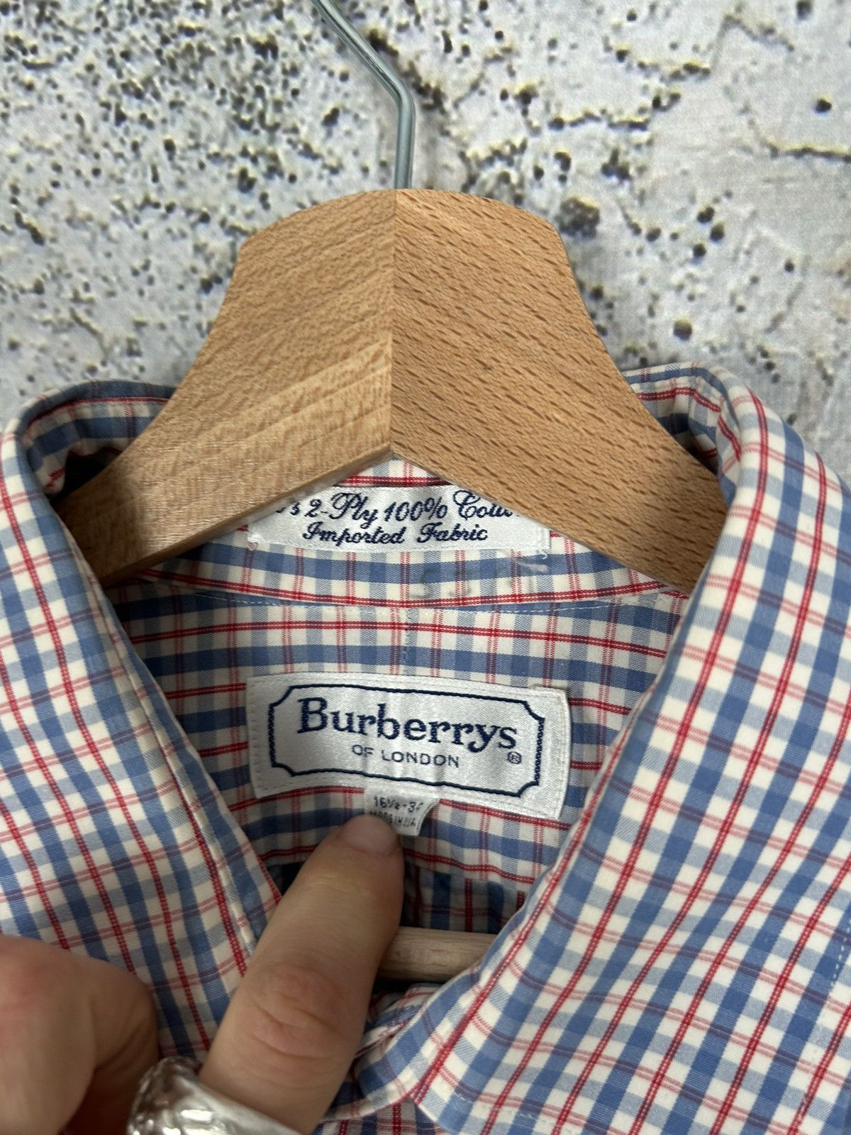 Burberry Vintage Burberrys London Shirt Elegant Luxury Archive 90s Size US XL / EU 56 / 4 - 5 Thumbnail